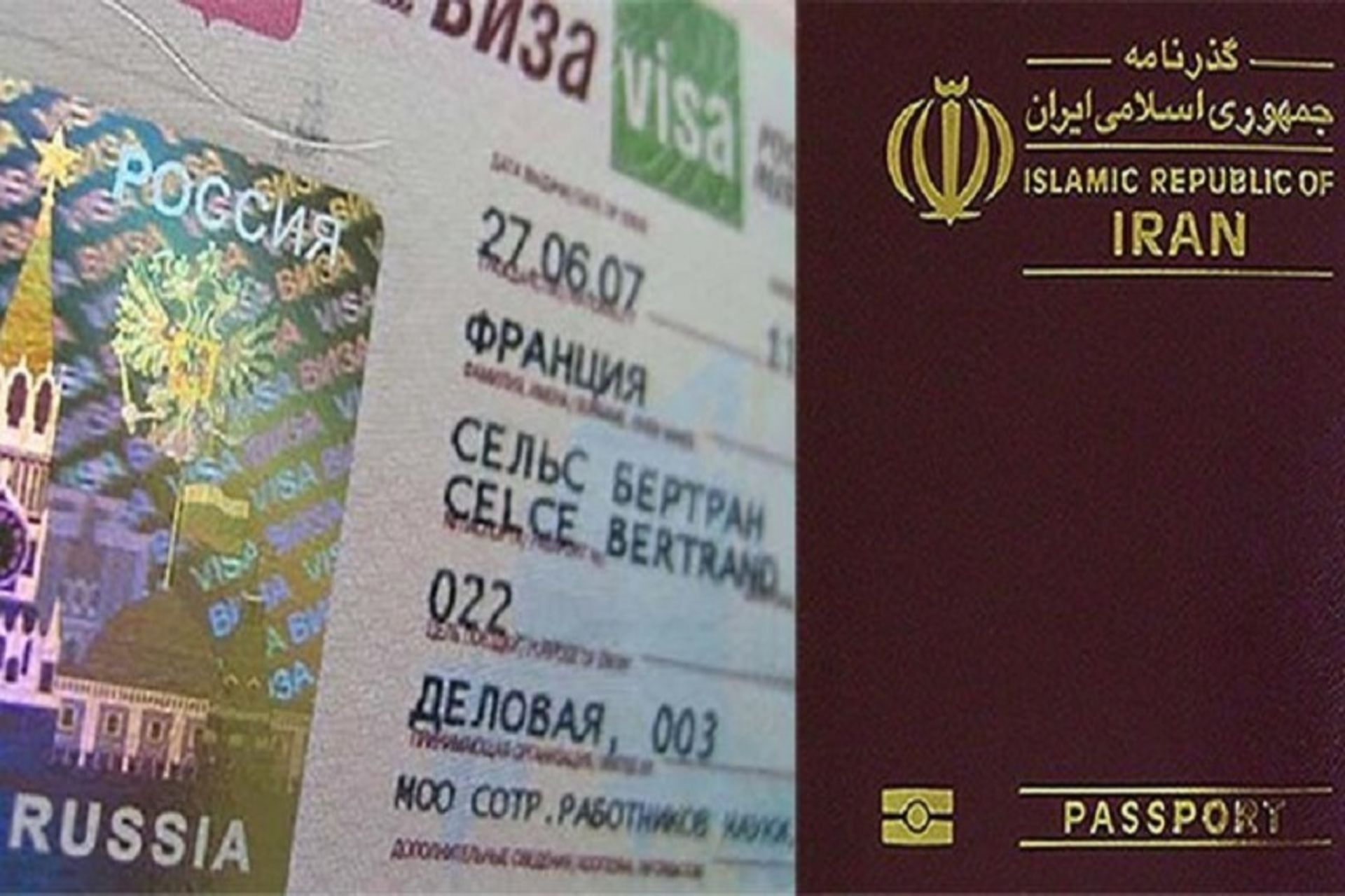 ویزای ایران و روسیه