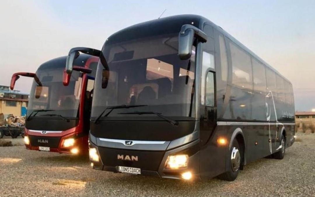 اتوبوس های مان؛ منبع عکس: autoparkqazvin.ir؛ عکاس: نامشخص