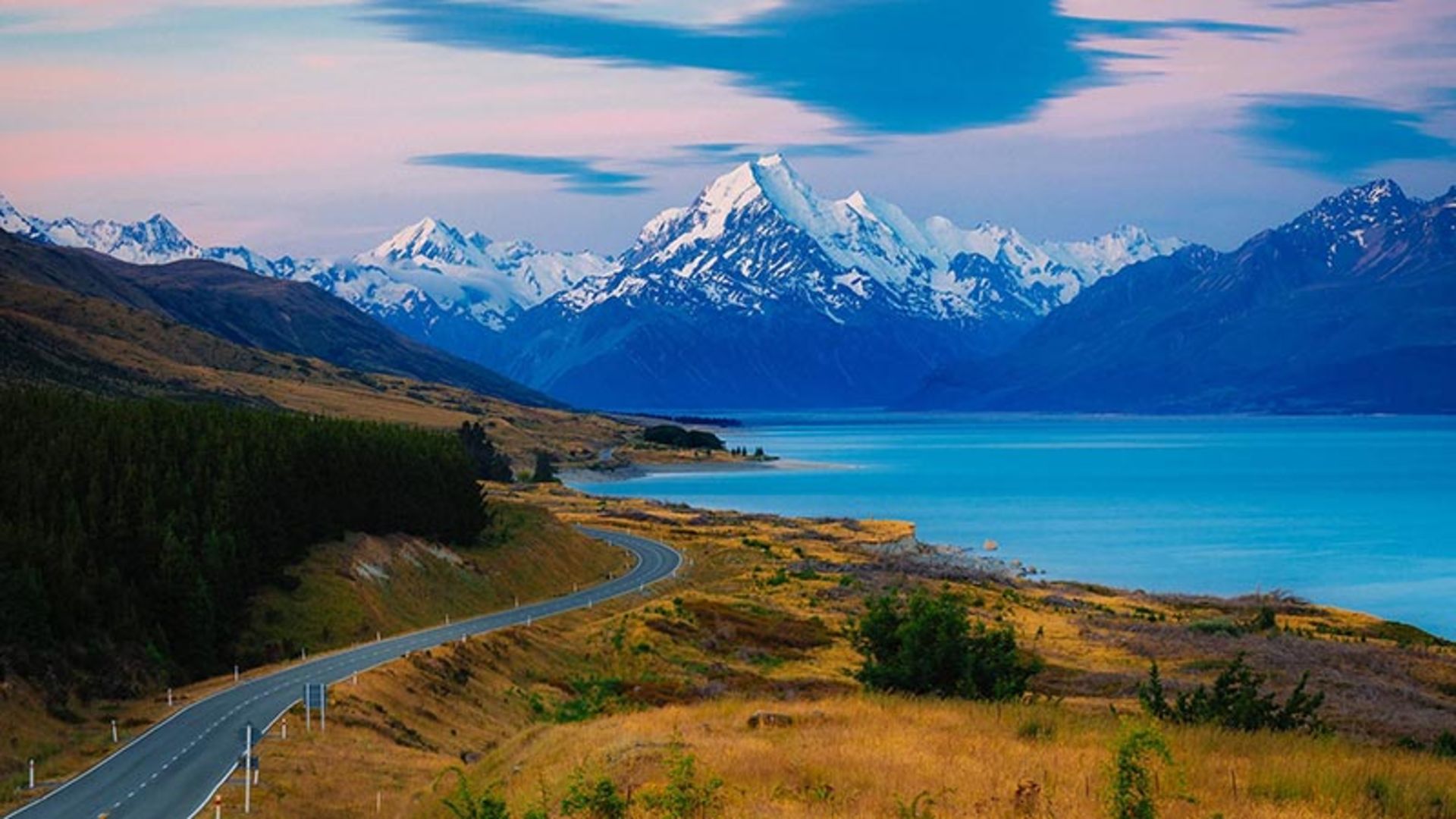 نمایی از جزیره جنوبی نیوزلند (new zealand-south)