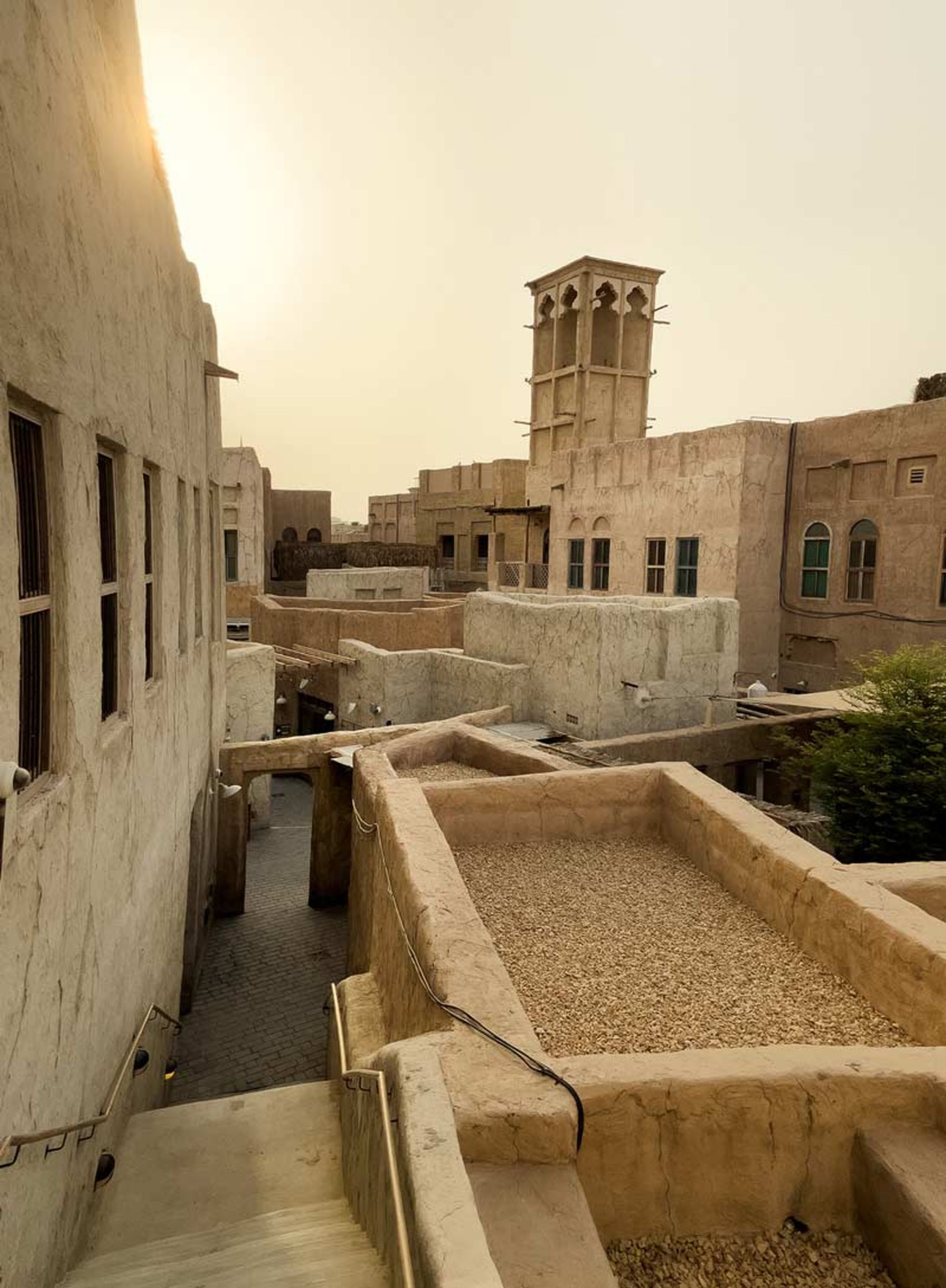 نمایی از معماری شهری محله قدیمی دوبی