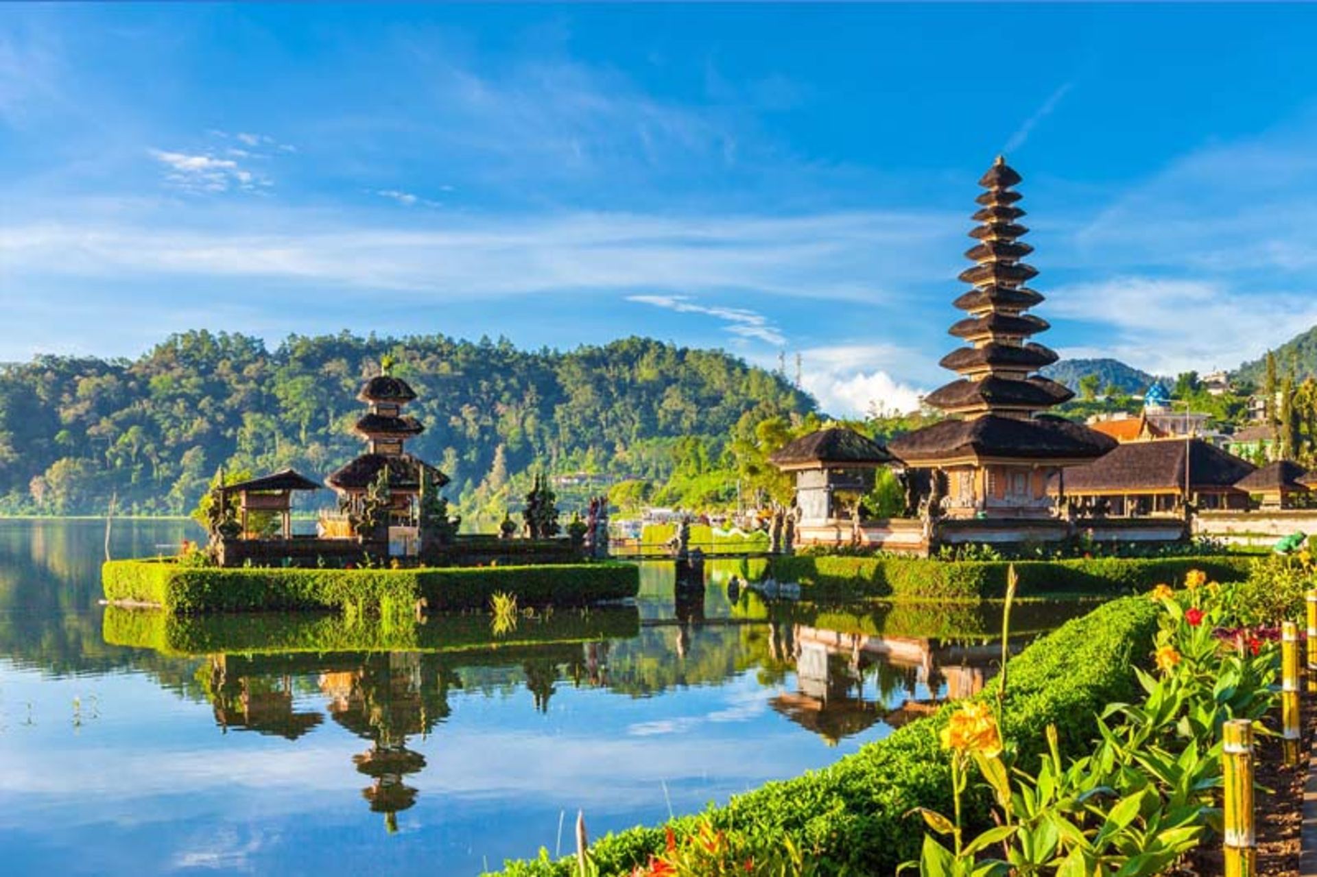 ساختمان‌های مخروطی در جزیره بالی (Bali)