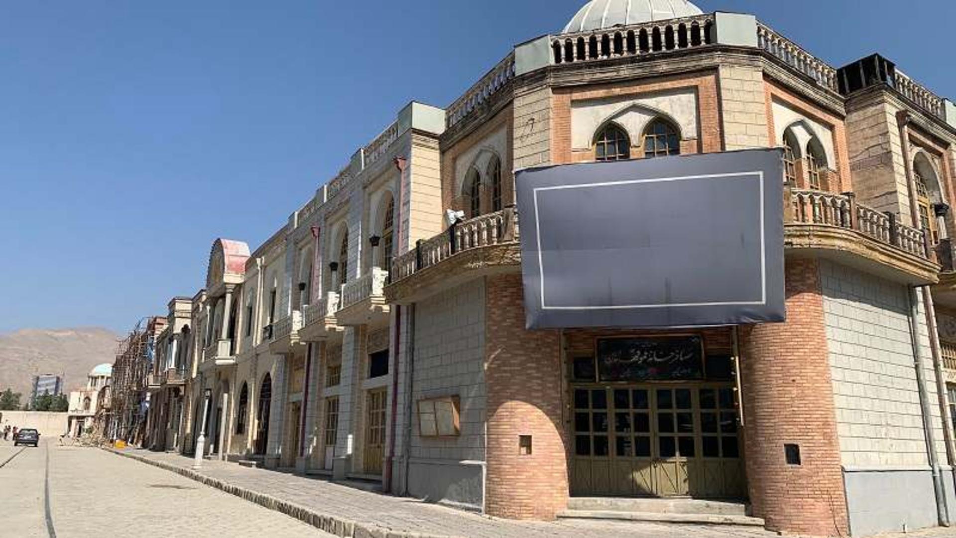 ساختمان‌های تاریخی شهرک سینمایی غزالی؛ منبع عکس: گوگل مپ؛ عکاس: سجاد نازی