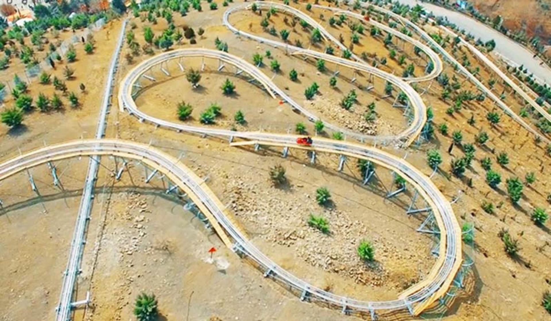 سورتمه توچال از نمای بالا