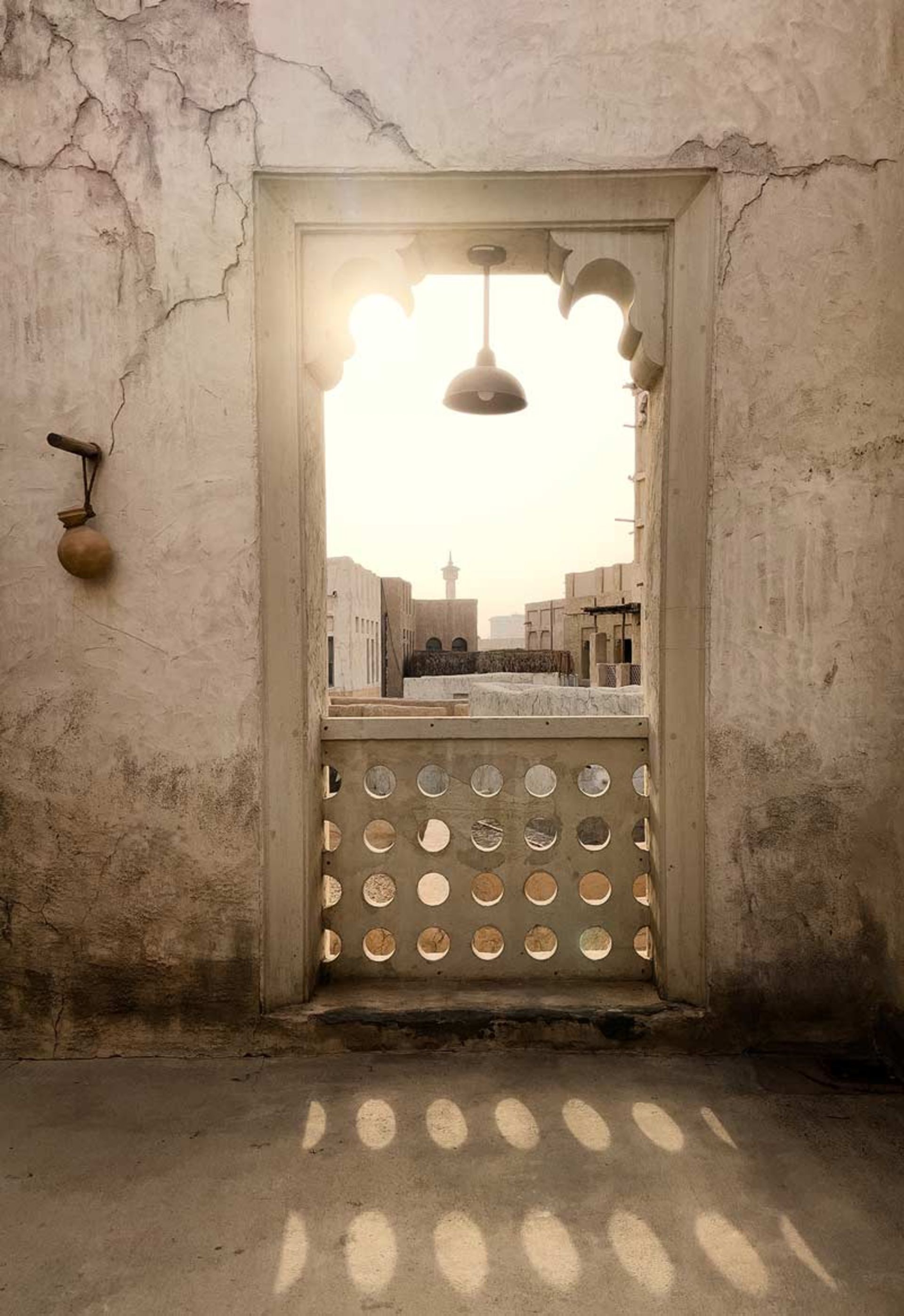 بخشی از معماری محله قدیمی دوبی 
