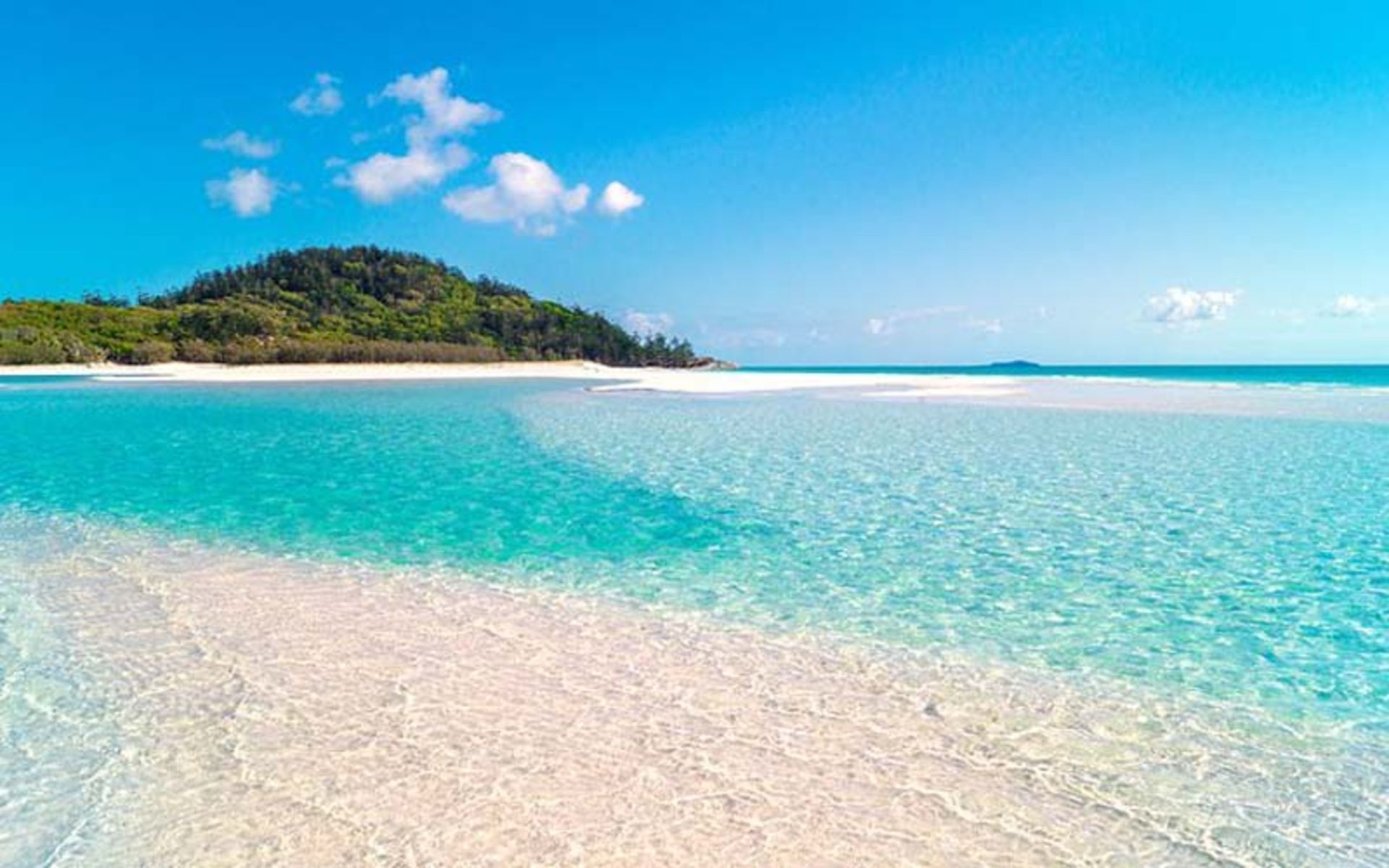 نمایی از جزایر ویتساندی (Whitsunday)
