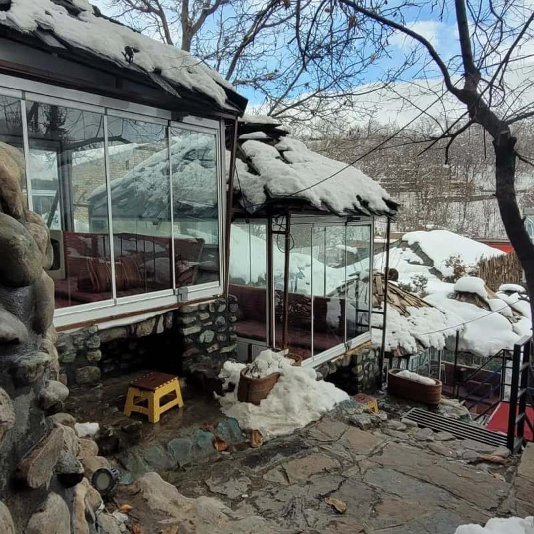 باغ رستوران شومینه