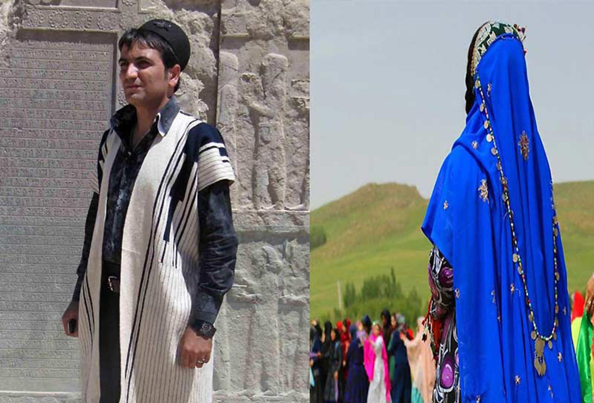 پوشش زن و مرد بختیاری 