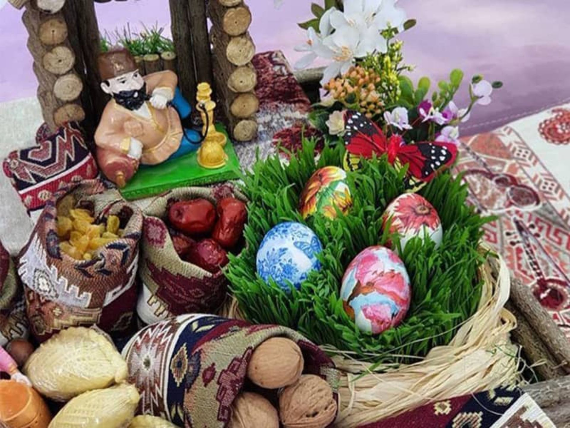 تخم مرغ رنگی در سفره هفت سین
