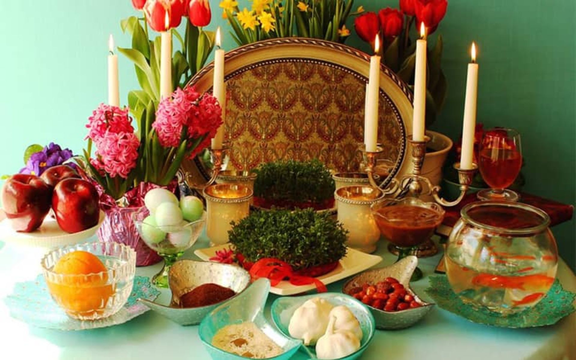 سفره هفت سین معمولی