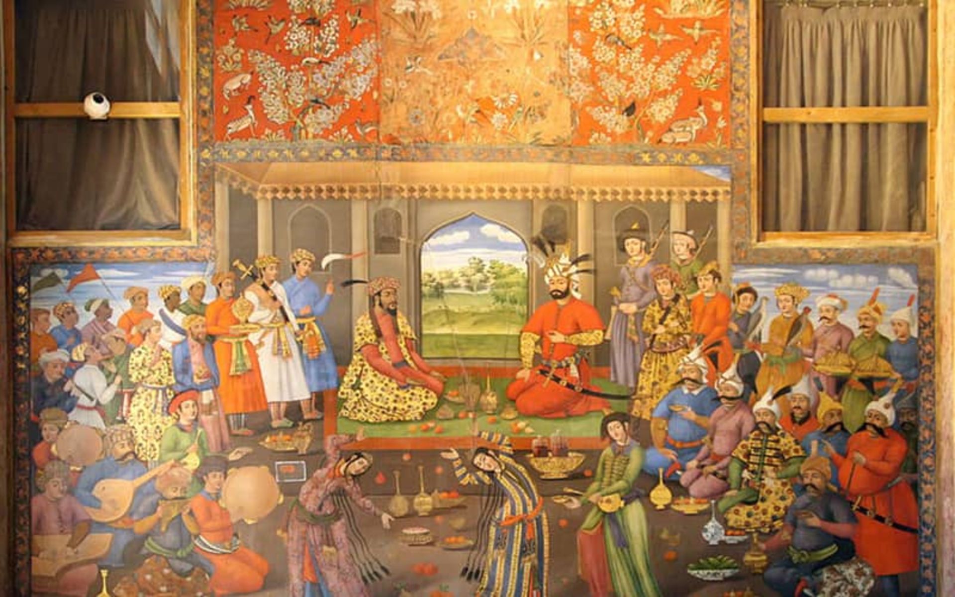 نقاشی قدیمی از عید نوروز