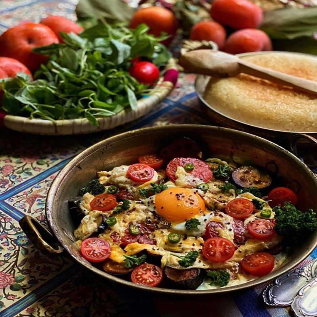 ورقه بادمجان گیلانی