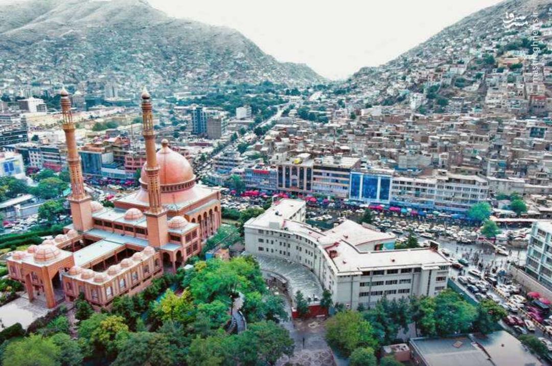عکس هوایی از مسجدی در افغانستان