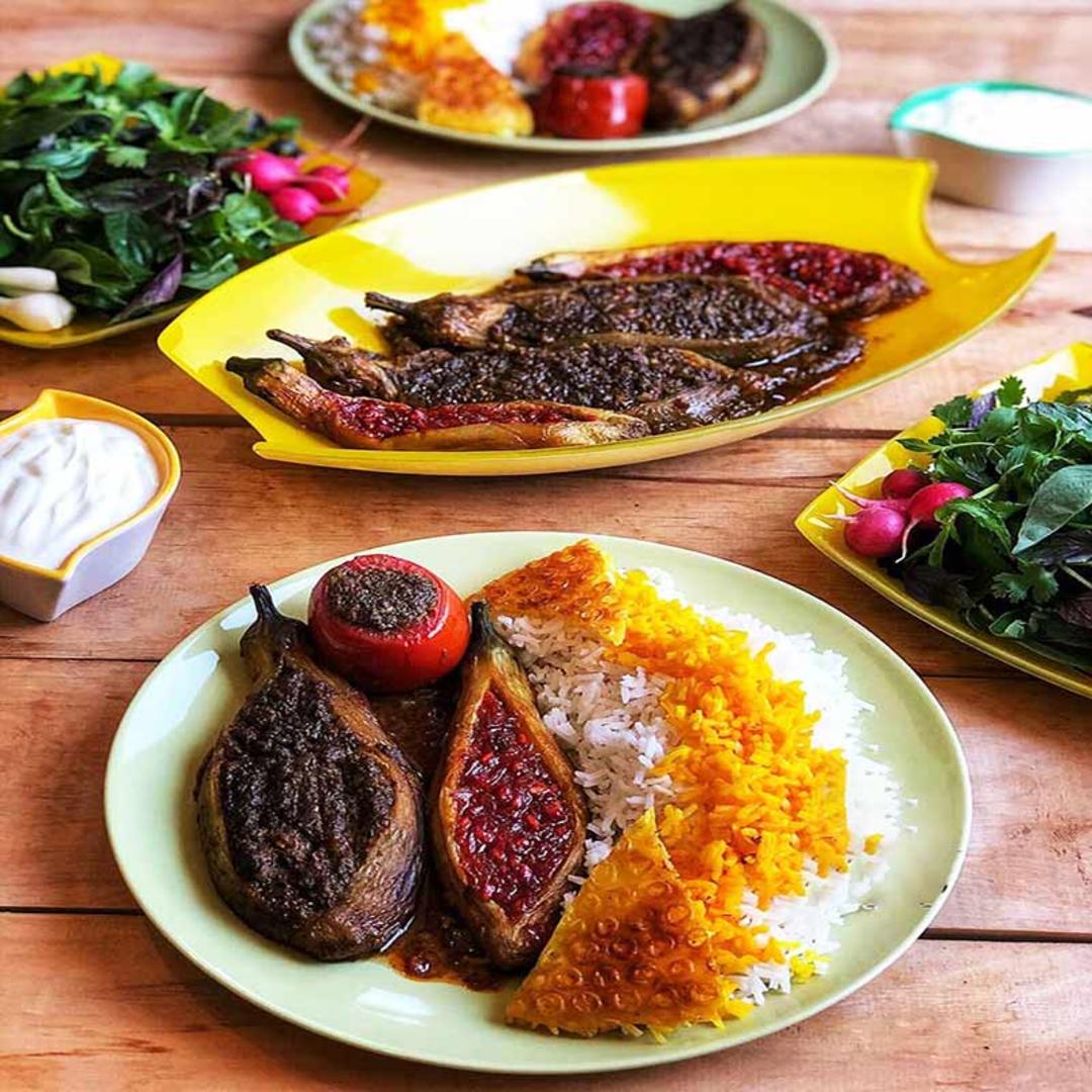 بادمجان کباب گیلانی 