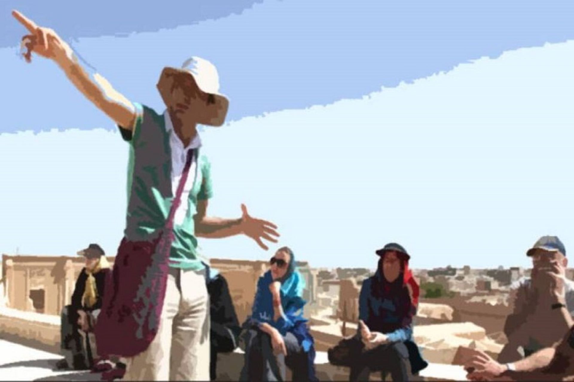 راهنمای گردشگری، منبع عکس: خبرگزاری آنا