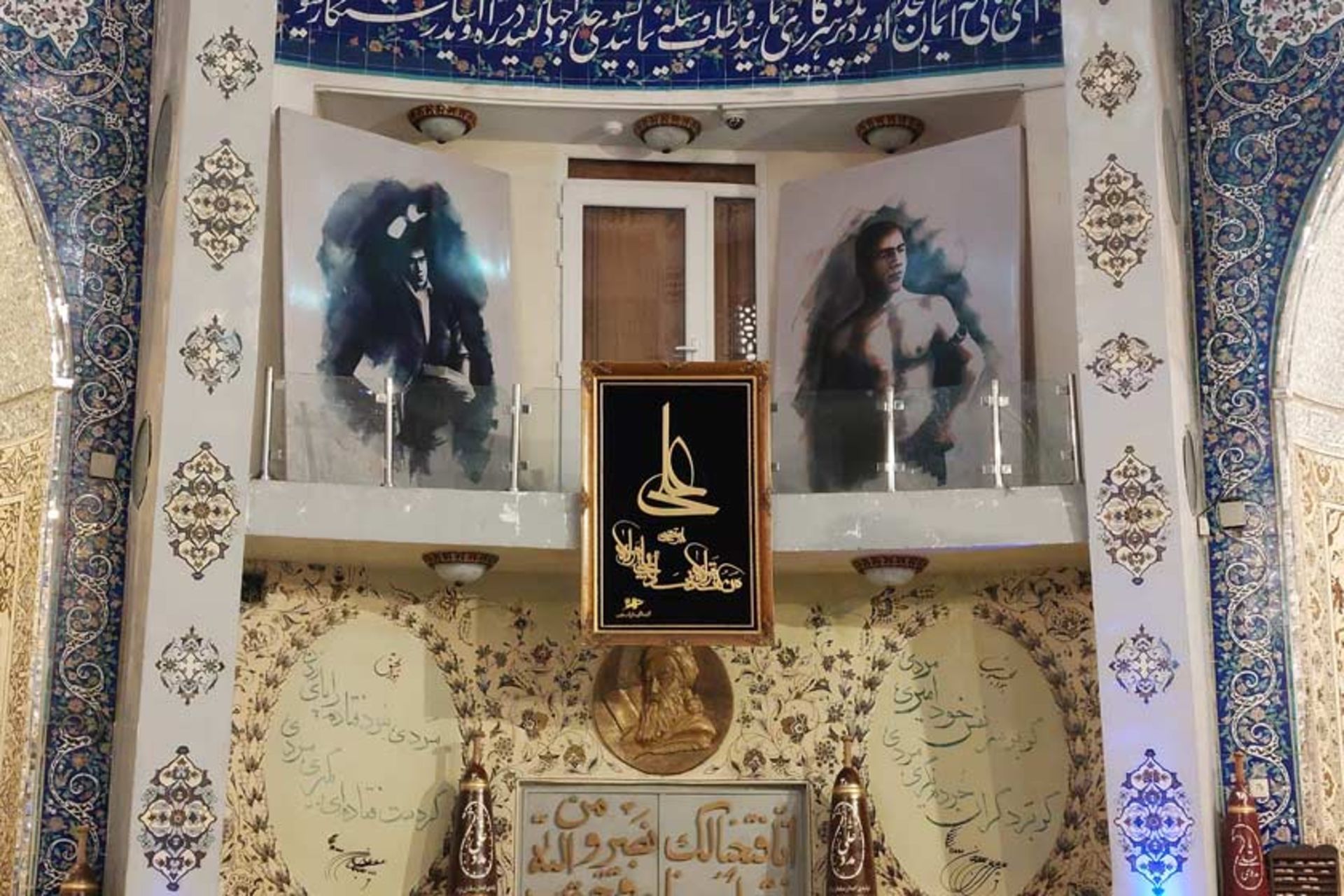 عکس‌های تختی در زورخانه شعبان جعفری