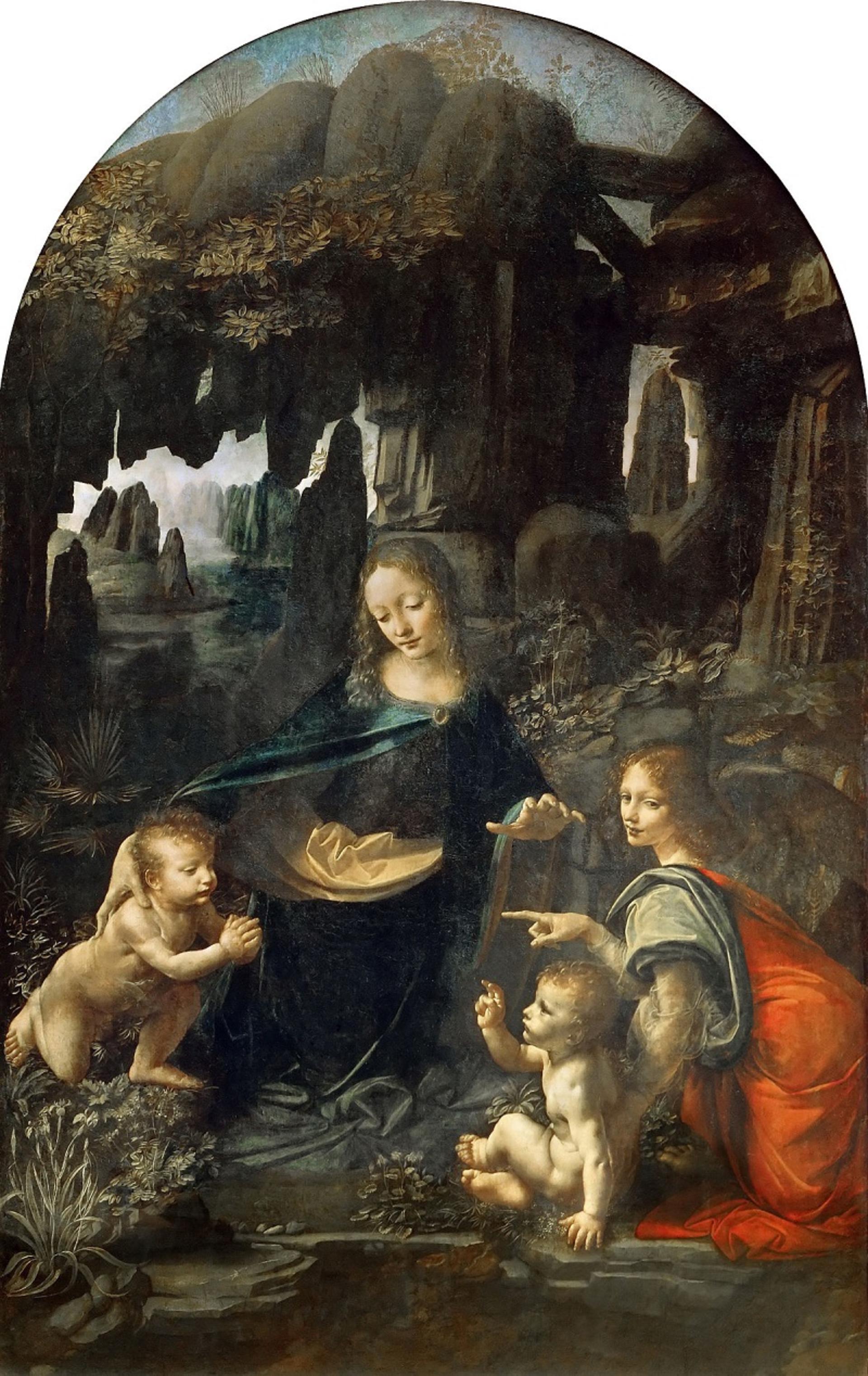 نقاشی Virgin of the Rocks‌ اثر داوینچی