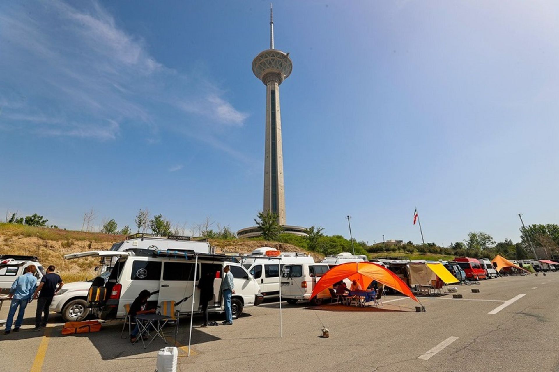 پایان رالی کمپرها در برج میلاد