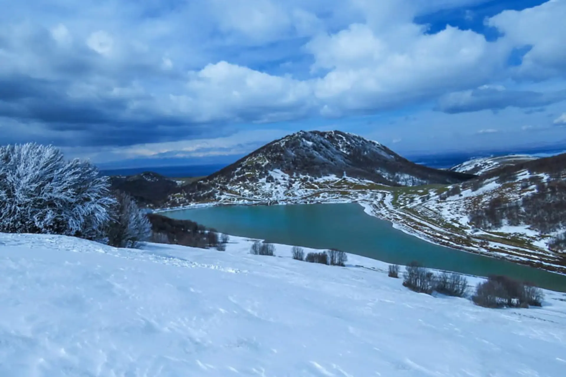 دریاچه سوها در زمستان