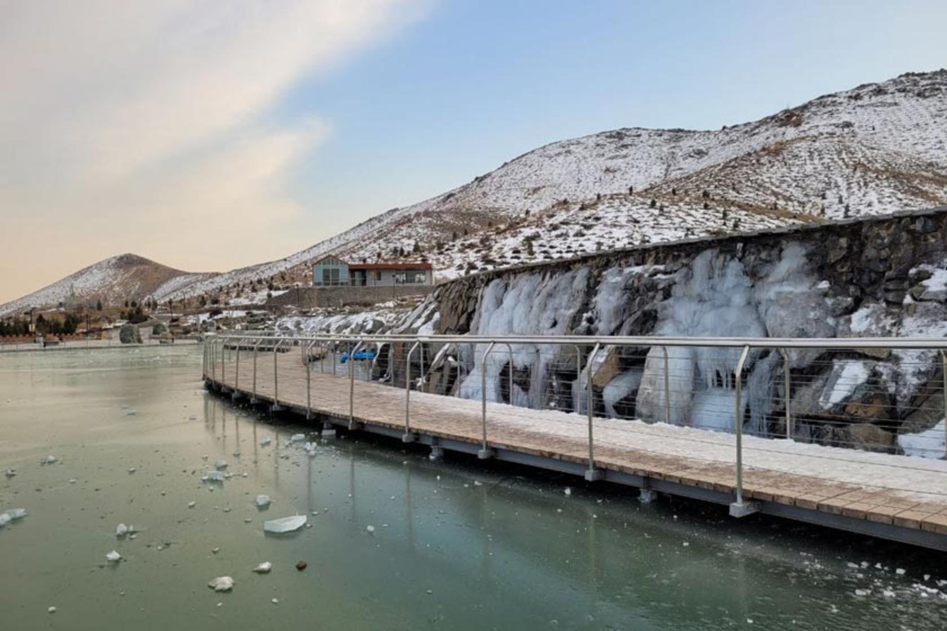 کوهشار مشهد در زمستان