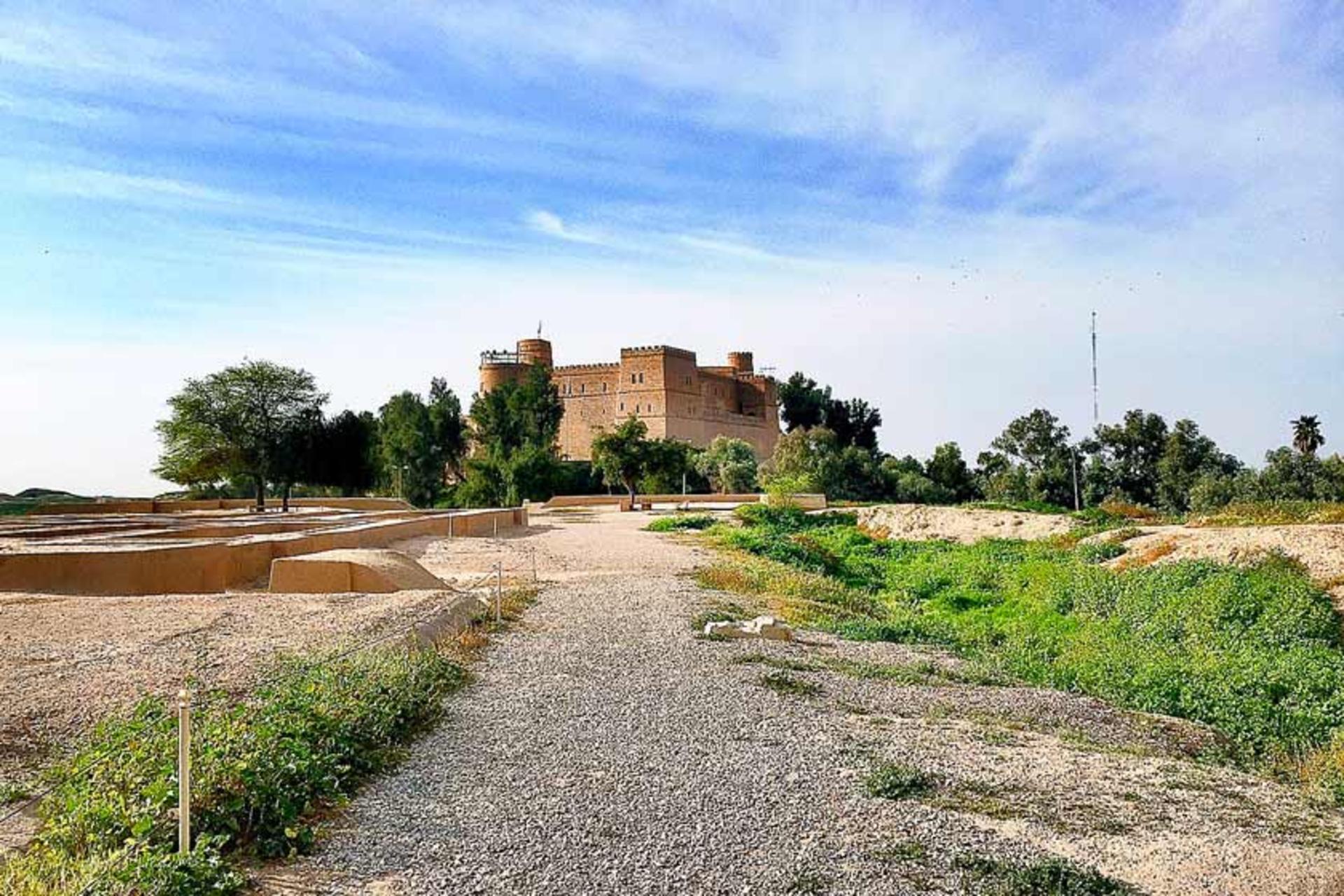 مسیر دسترسی به قلعه شوش