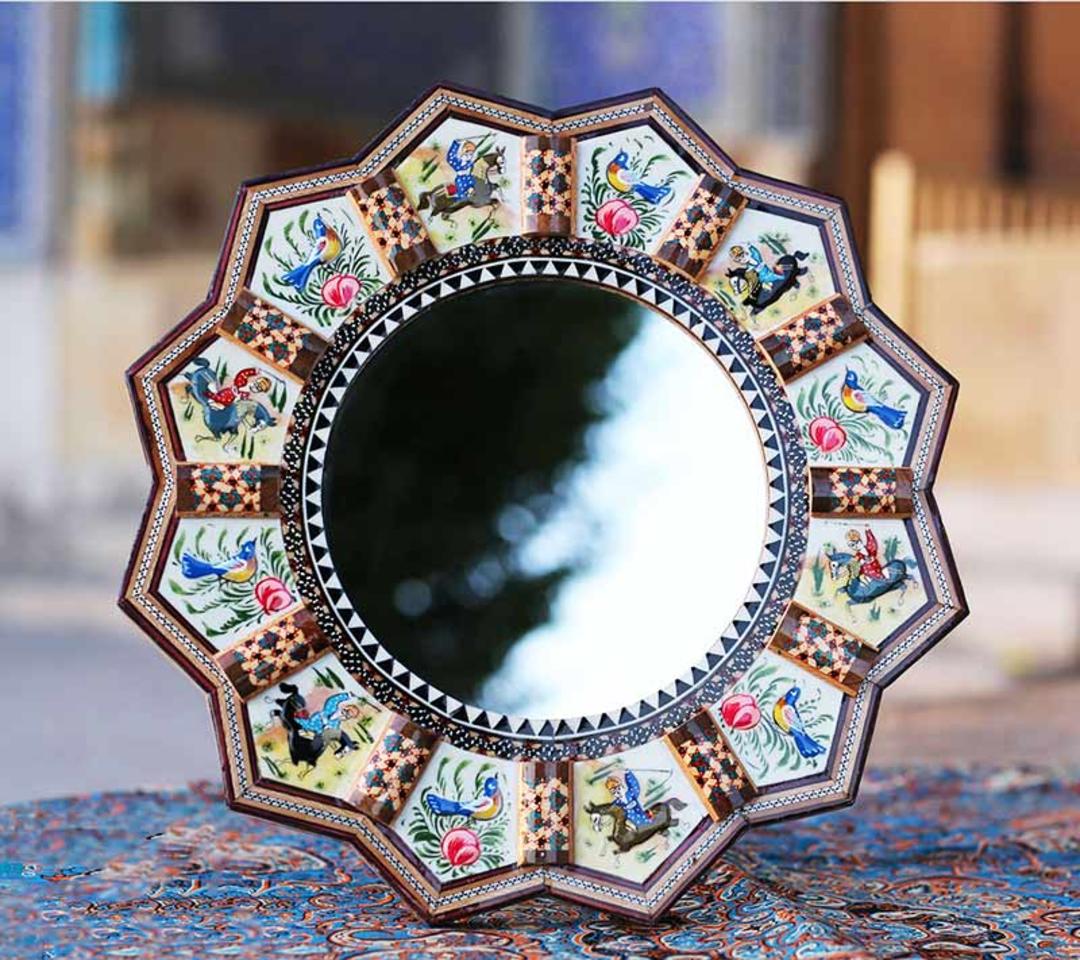 آینه خاتم کاری  