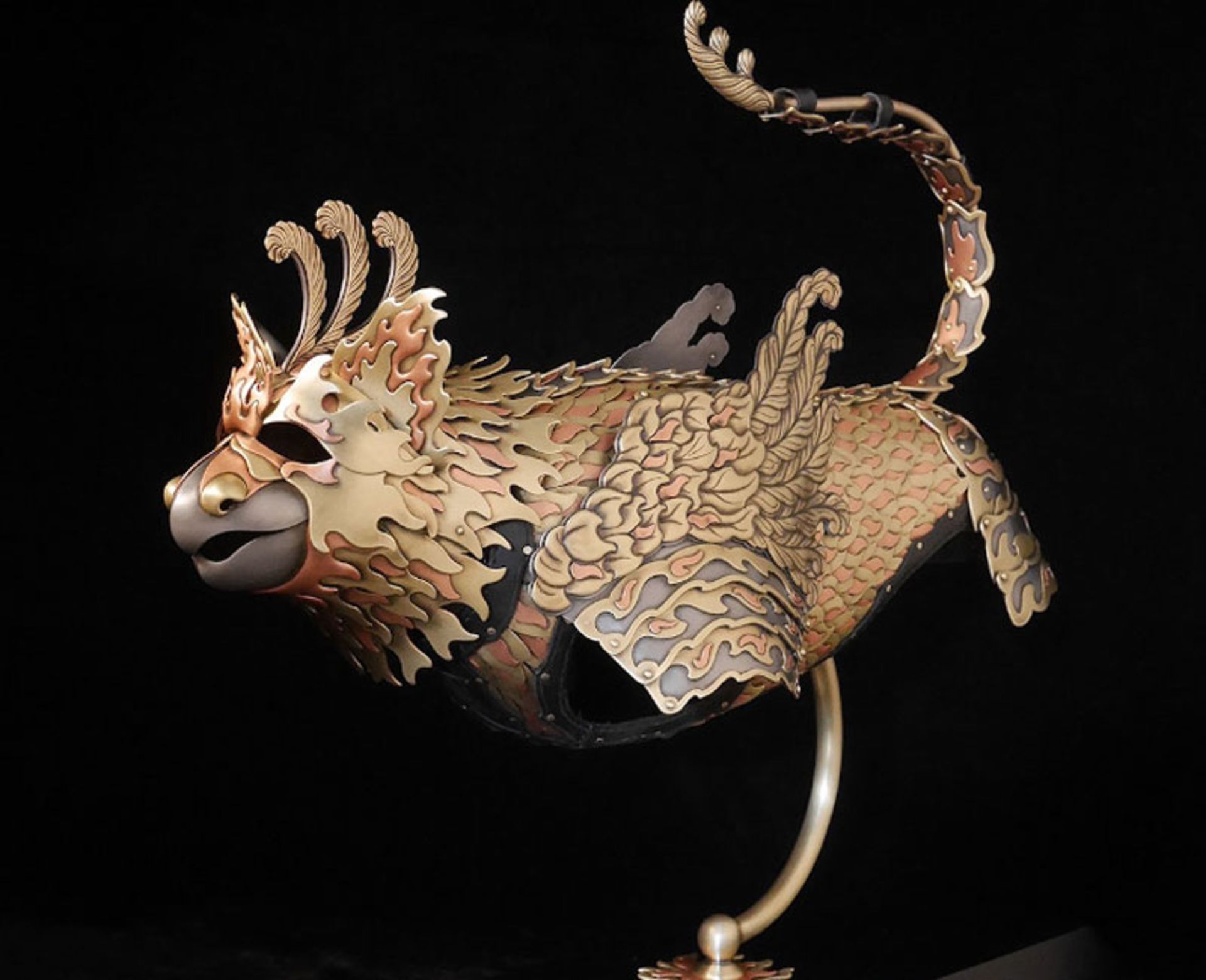 زره فلزی یک گربه