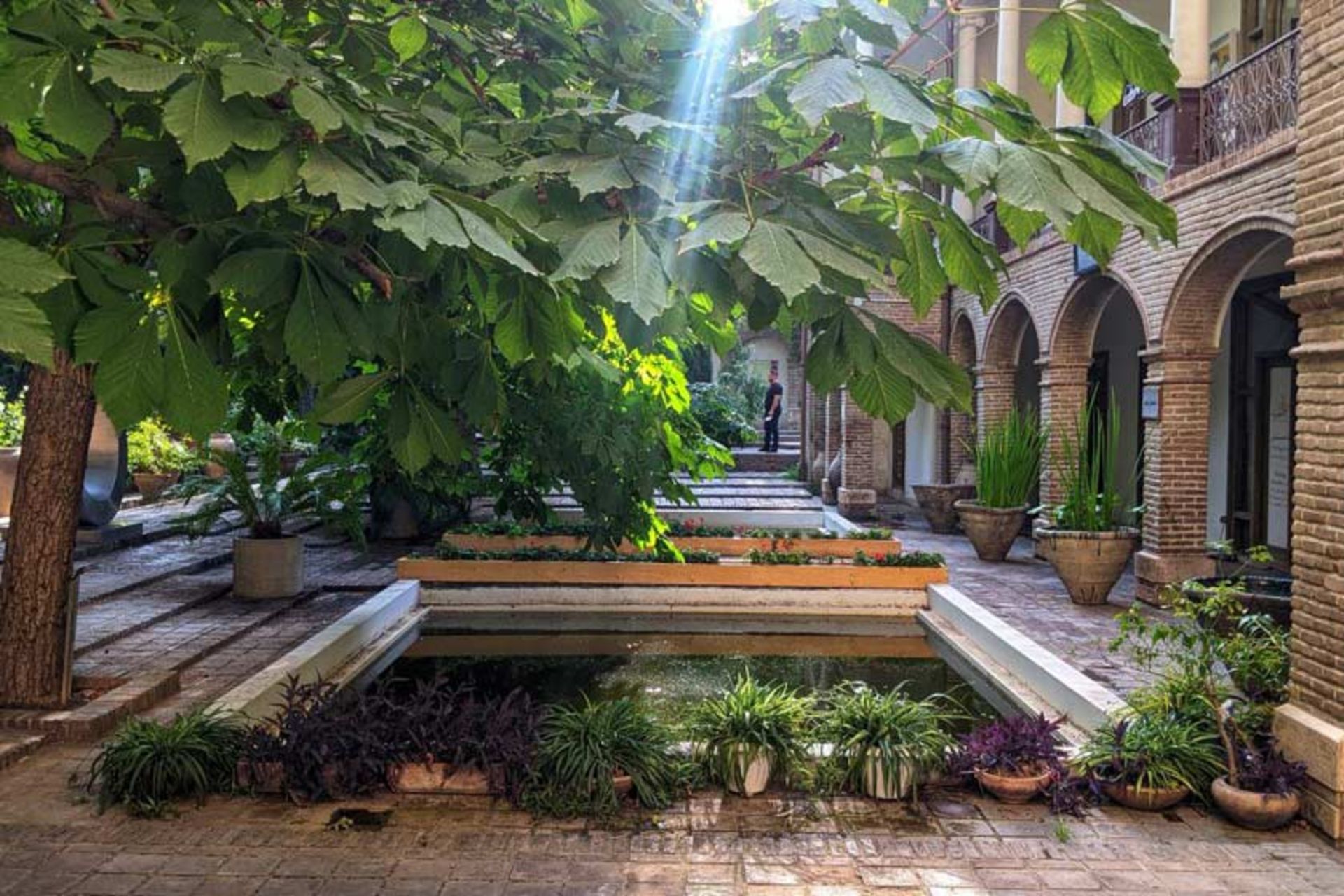 محوطه باغ انجمن خوشنویسان