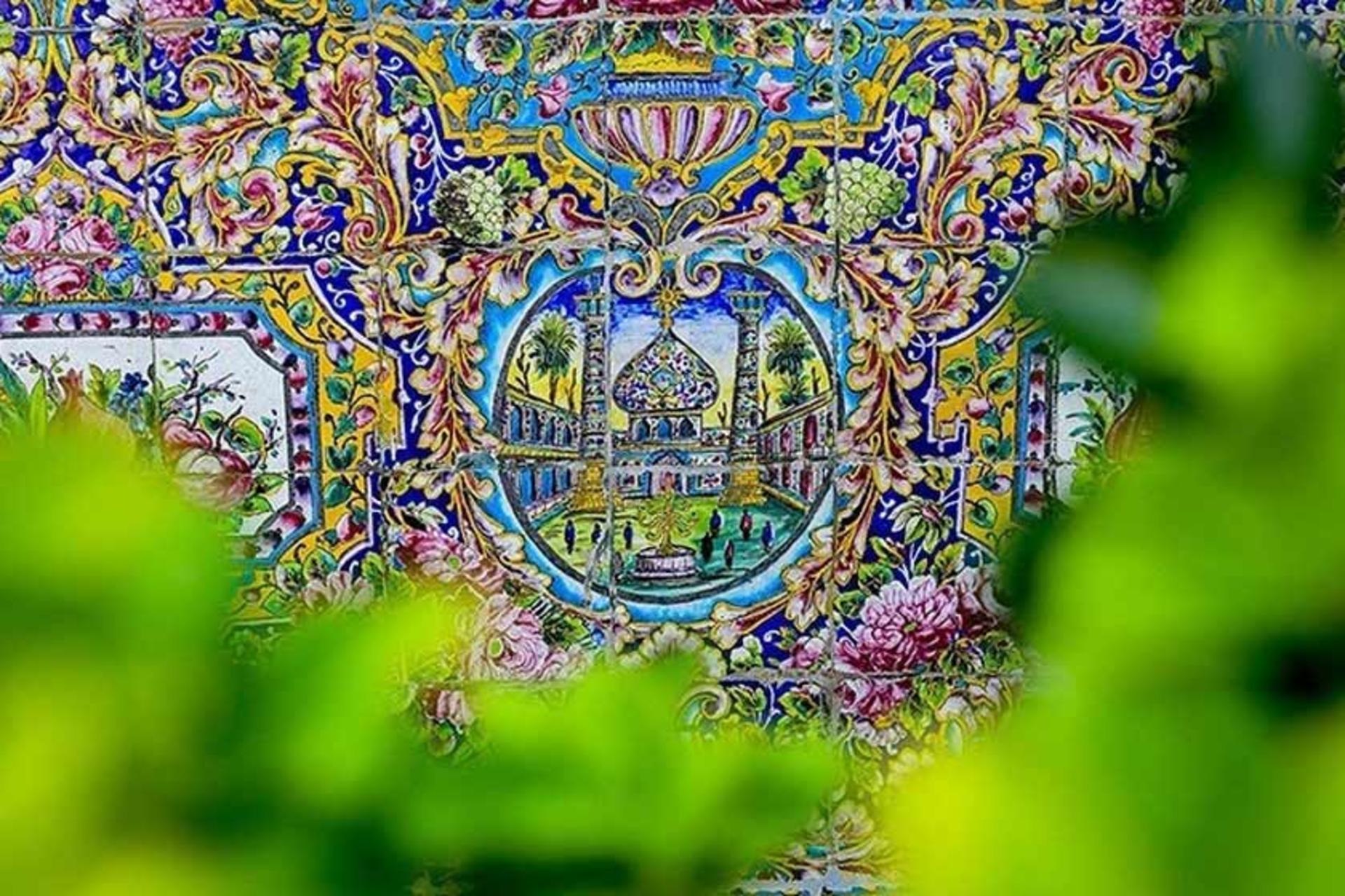 کاشی‌کاری در حرم عبدالعظیم حسنی 