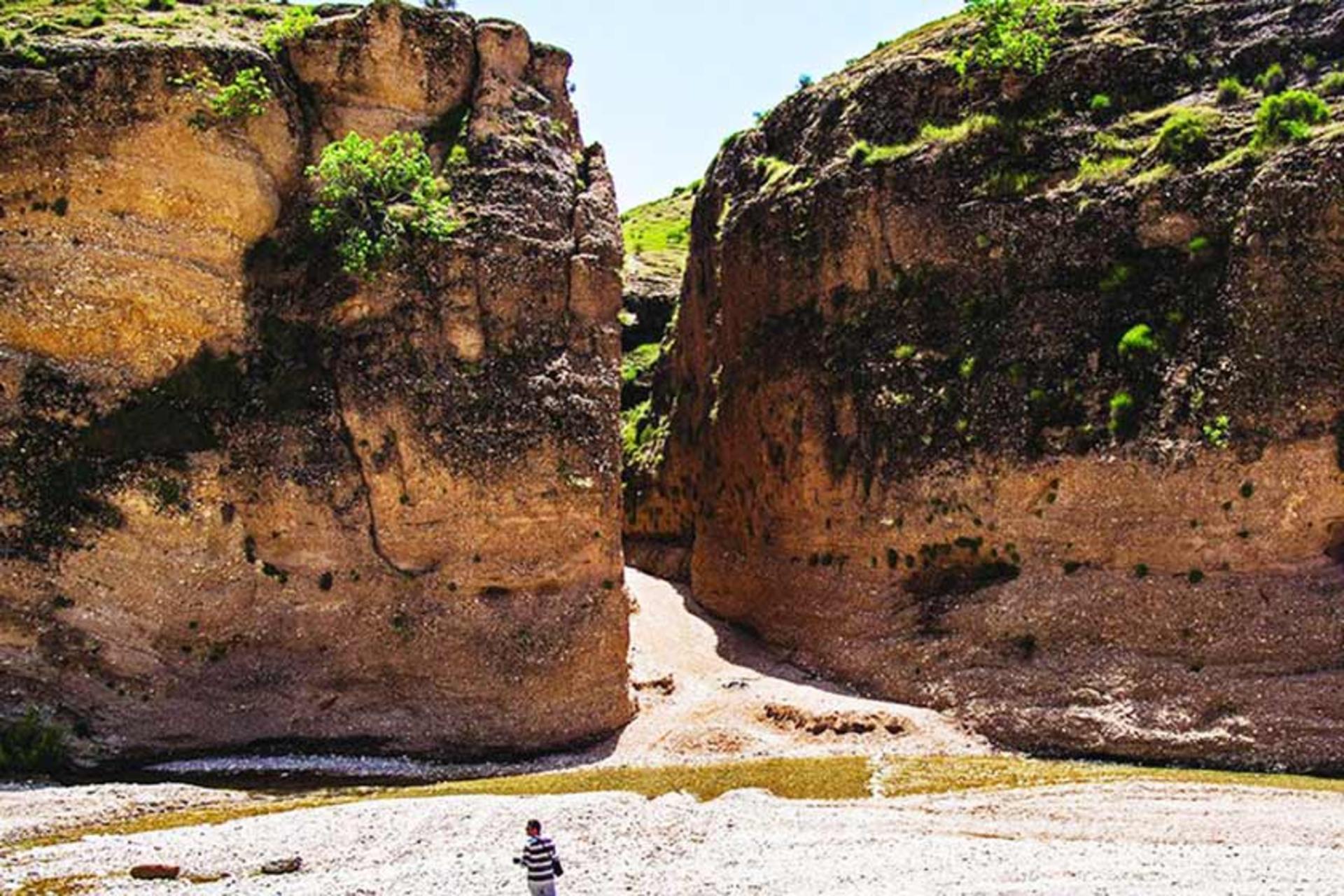گردشگران در غار زینگان