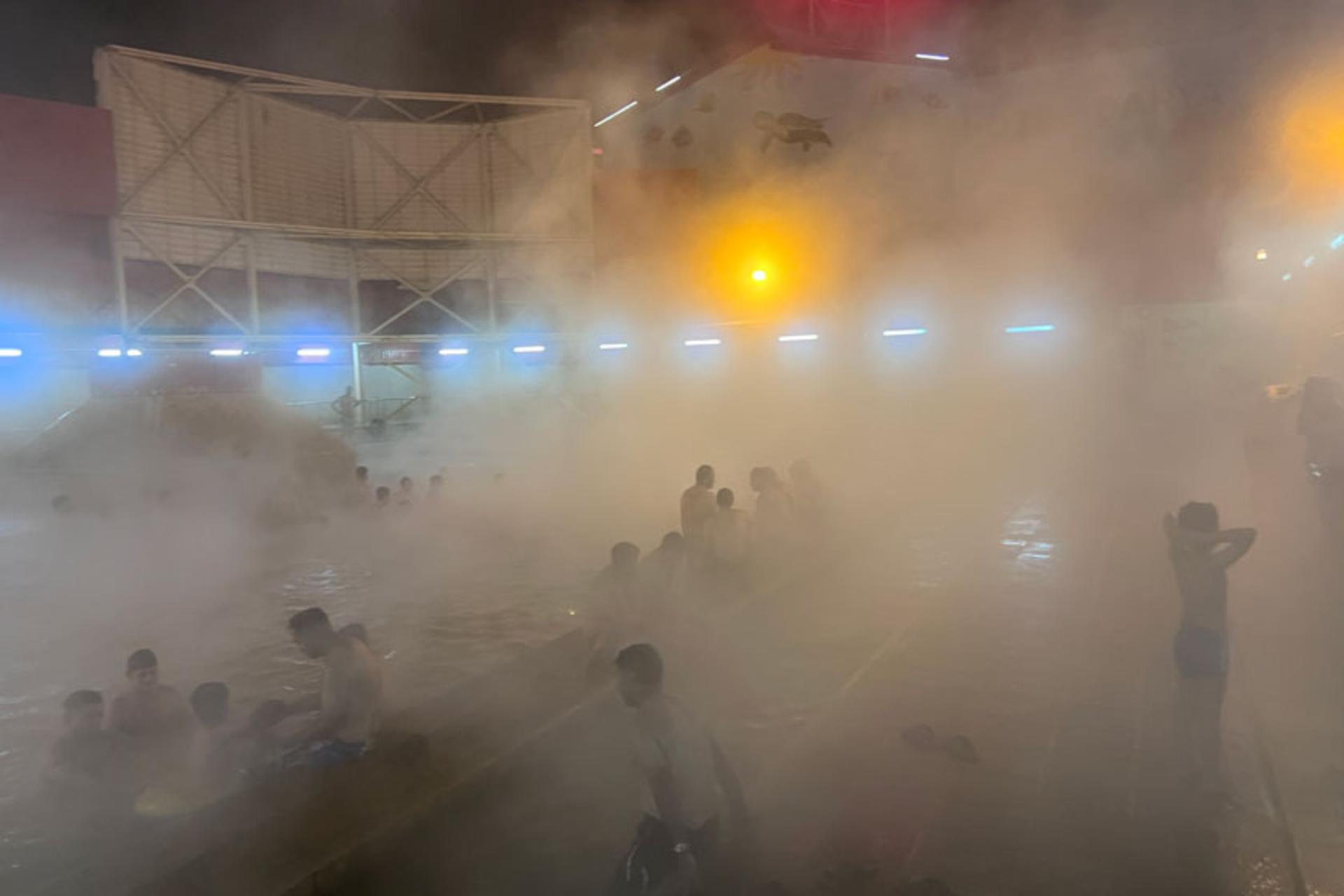 استخر آبگرم گاومیش گلی