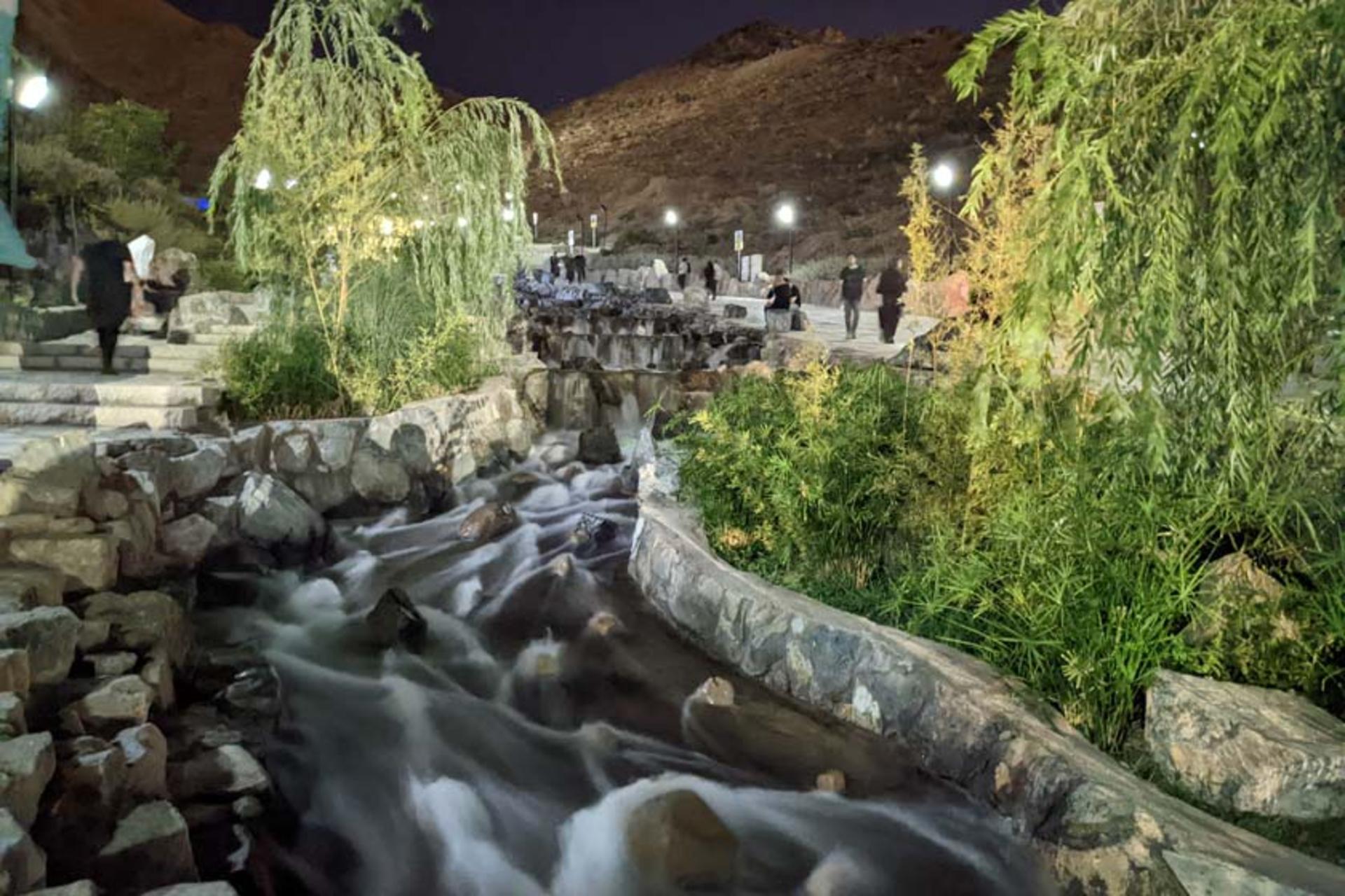 جریان آب در کوهشار مشهد