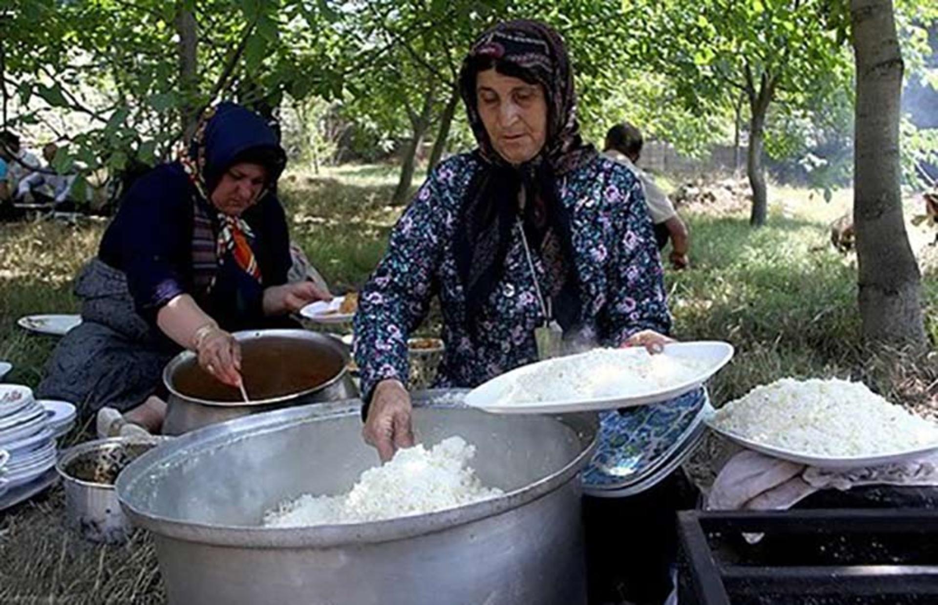 پختن برنج در نوروز ماه طبری 