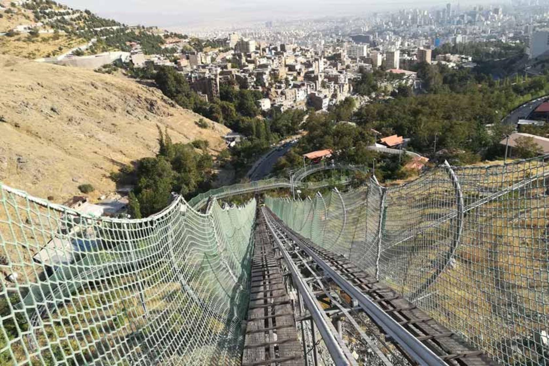 هیجان در سورتمه تهران