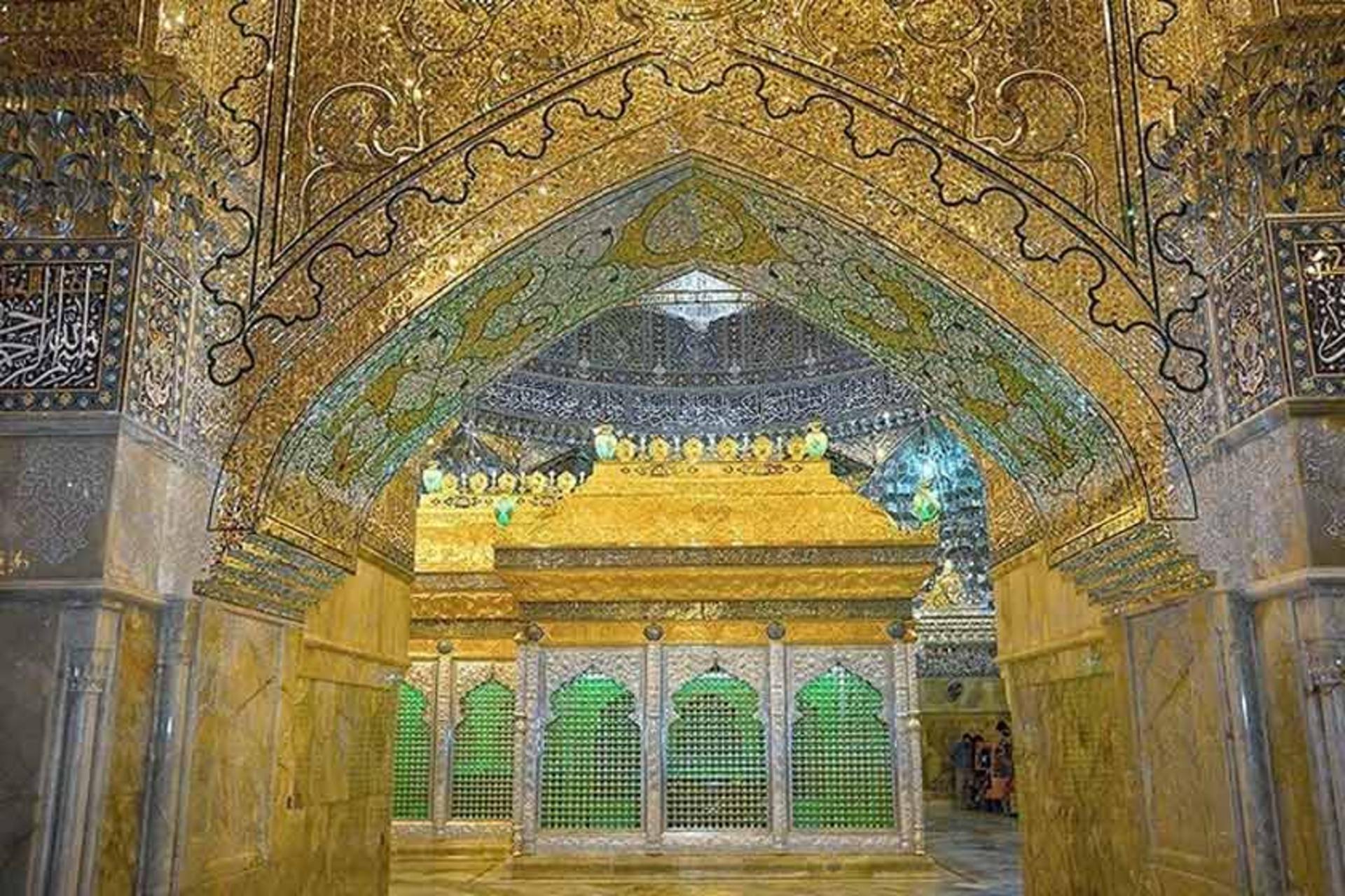 آینه‌کاری‌های حرم عسکریین