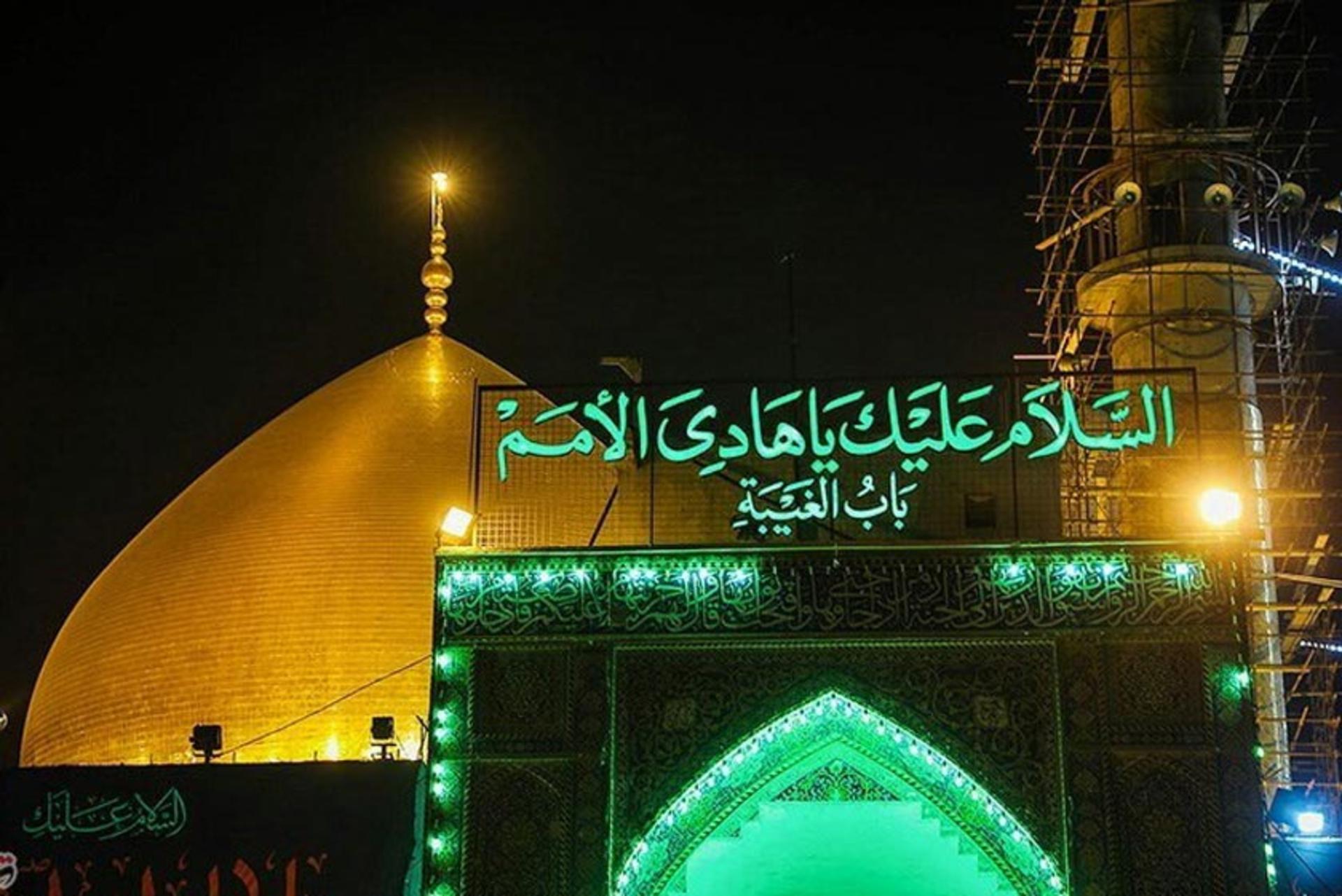 حرم عسکریین در شب
