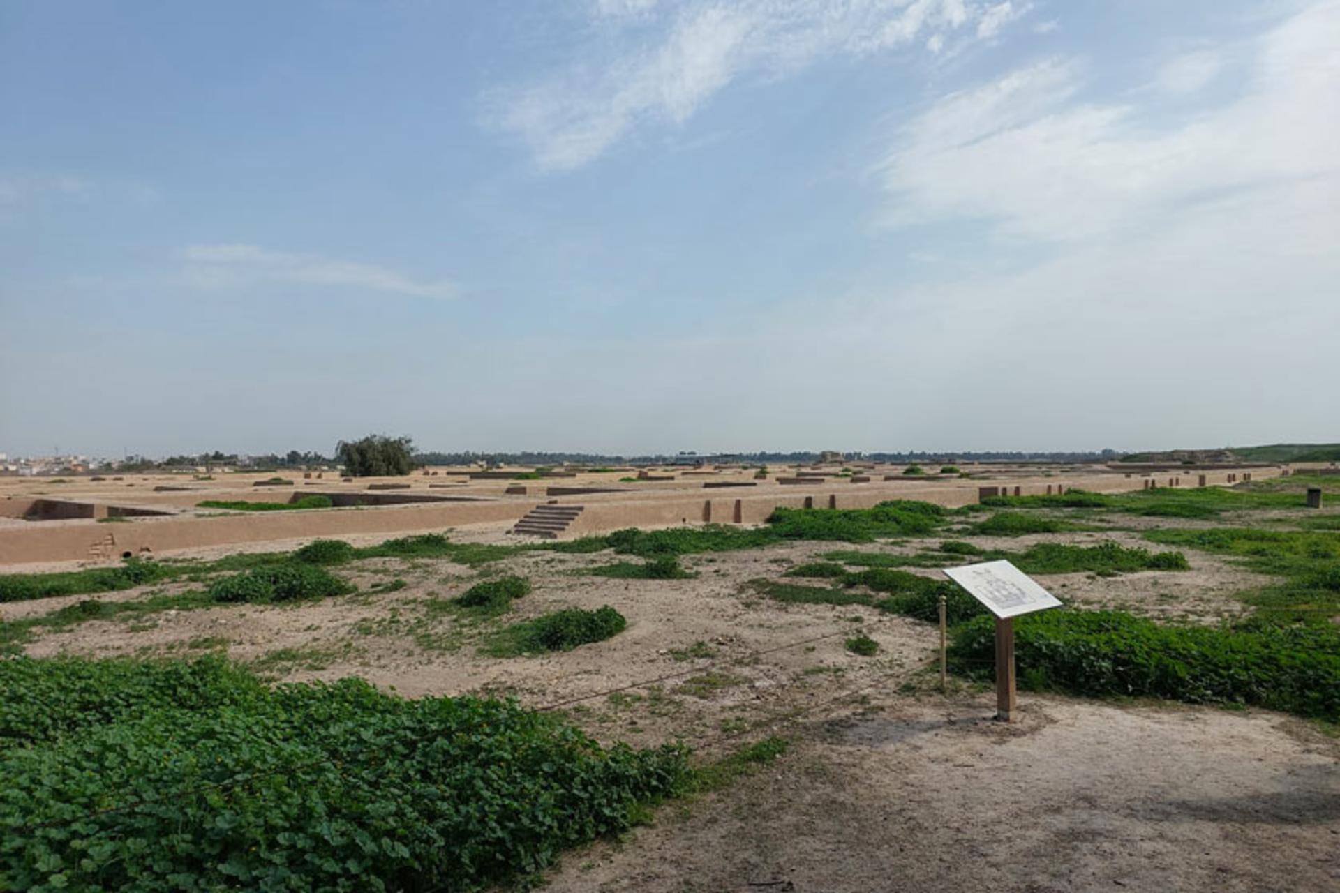 محوطه کاخ آپادانا شوش 