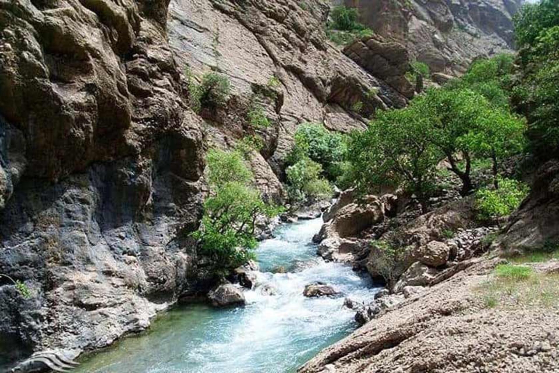 جریان رودخانه در دره نی گاه