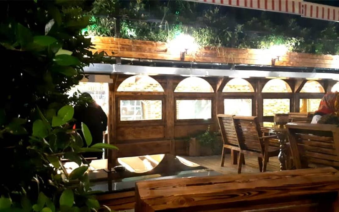 محوطه روباز رستوران جیلاردینو