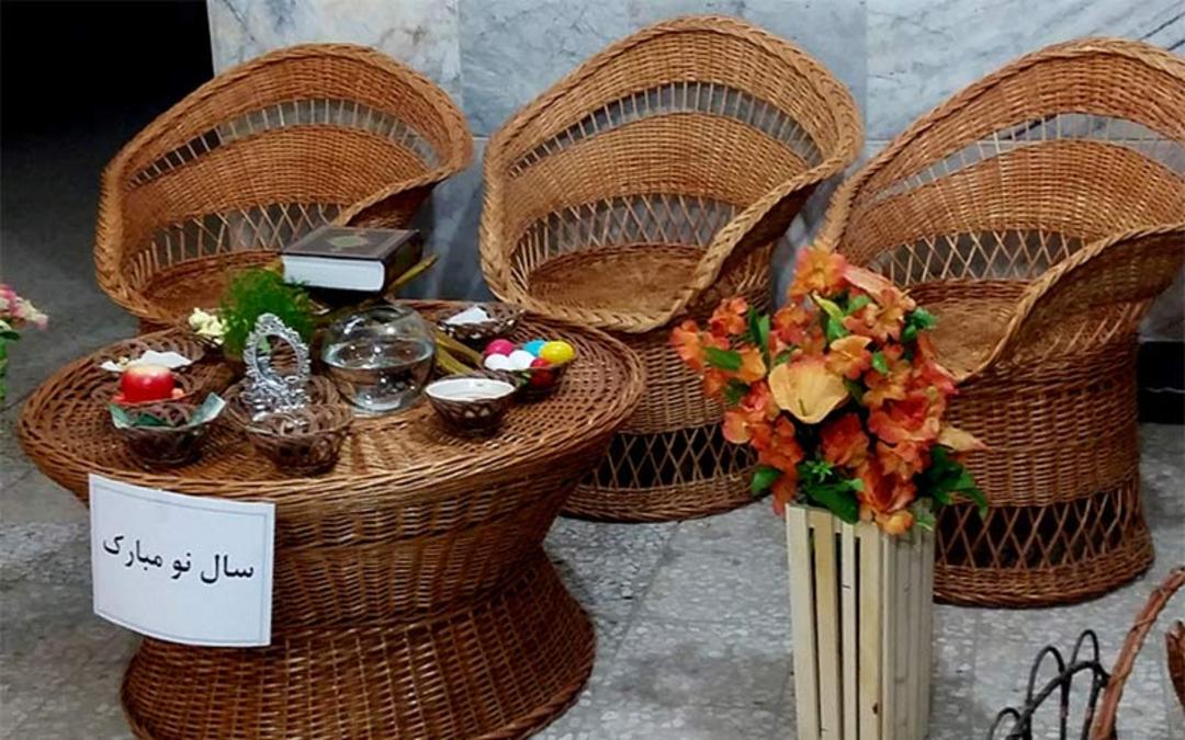 میز و صندلی مرواربافی
