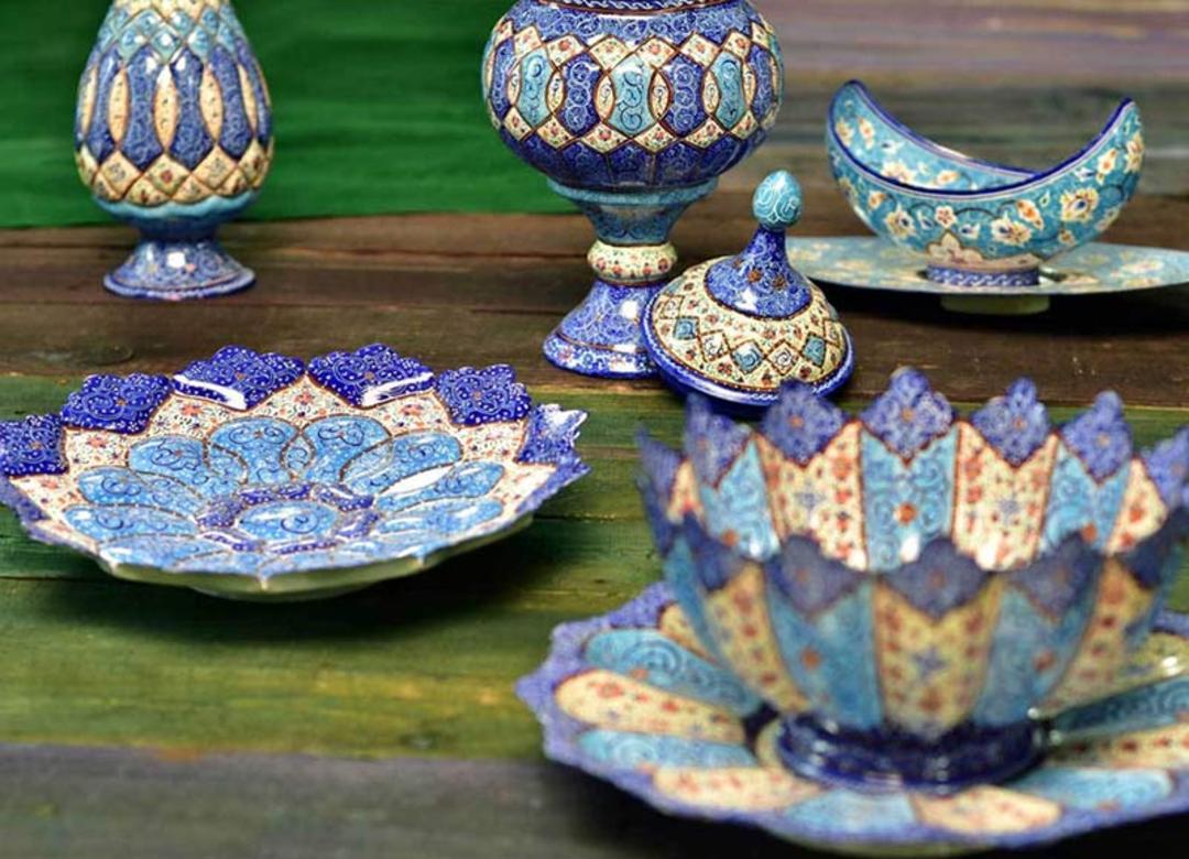 انواع ظروف میناکاری 