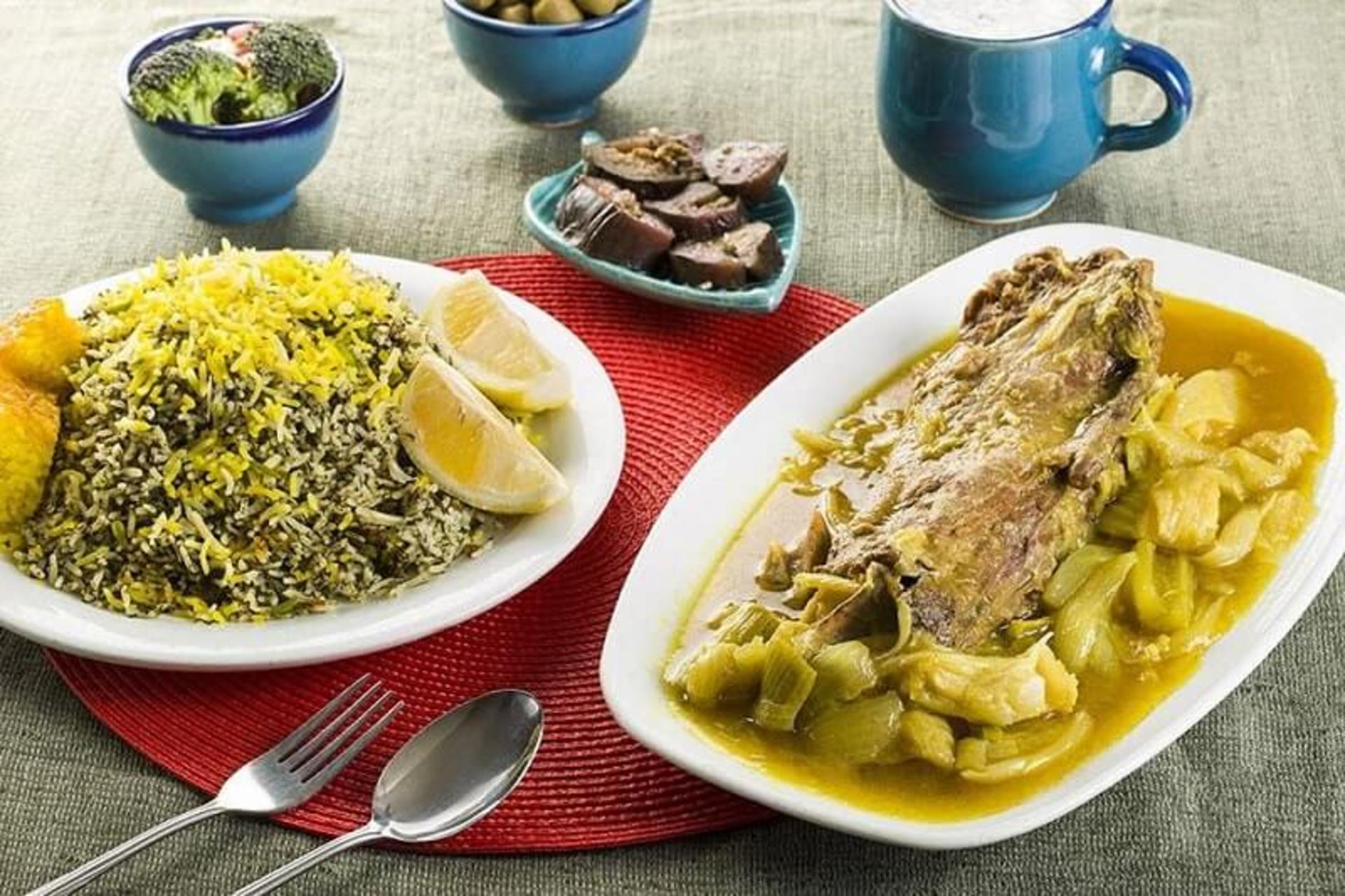 باقالی پلو با گردن مسلم
