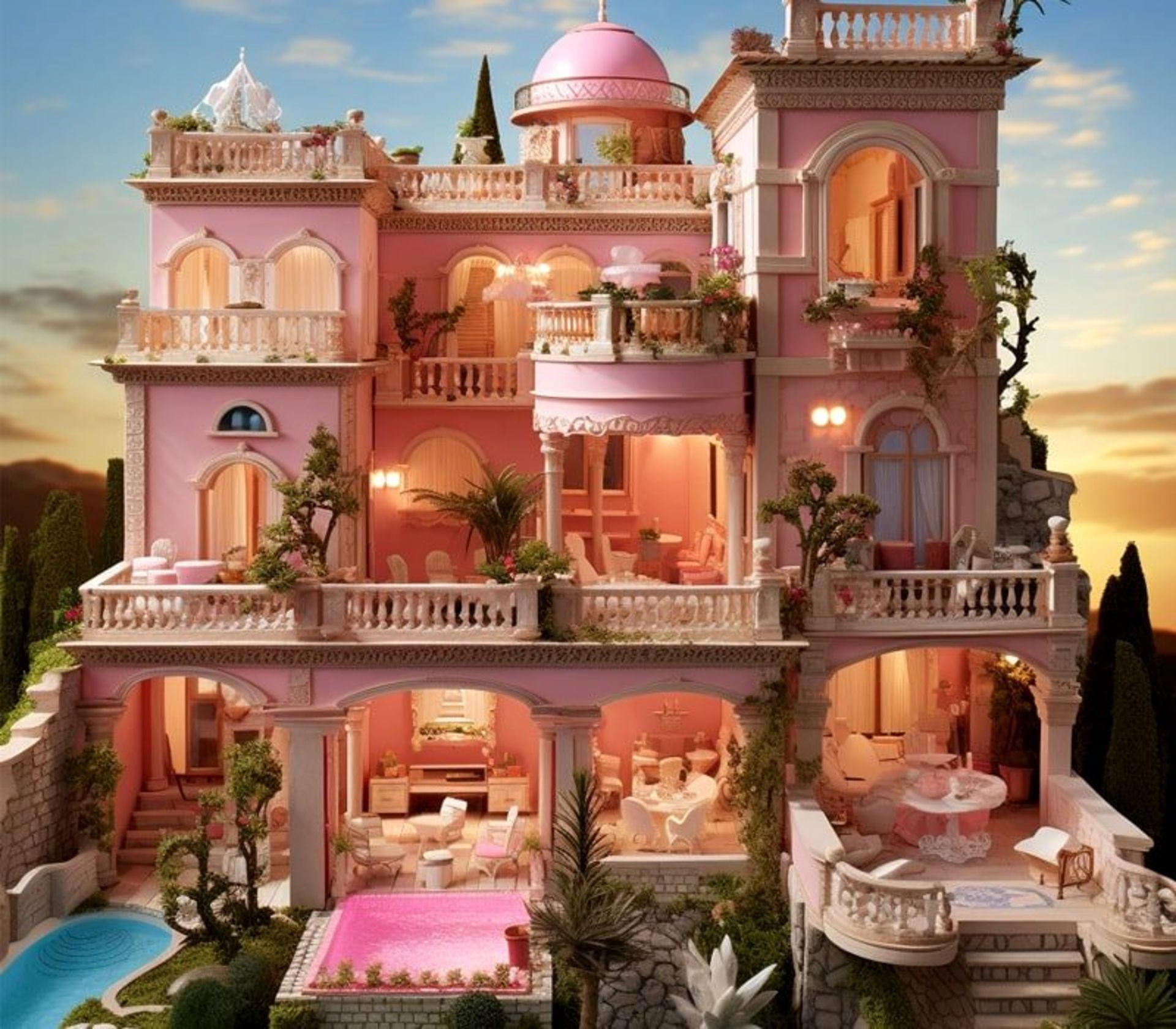 خانه باربی در ایتالیا