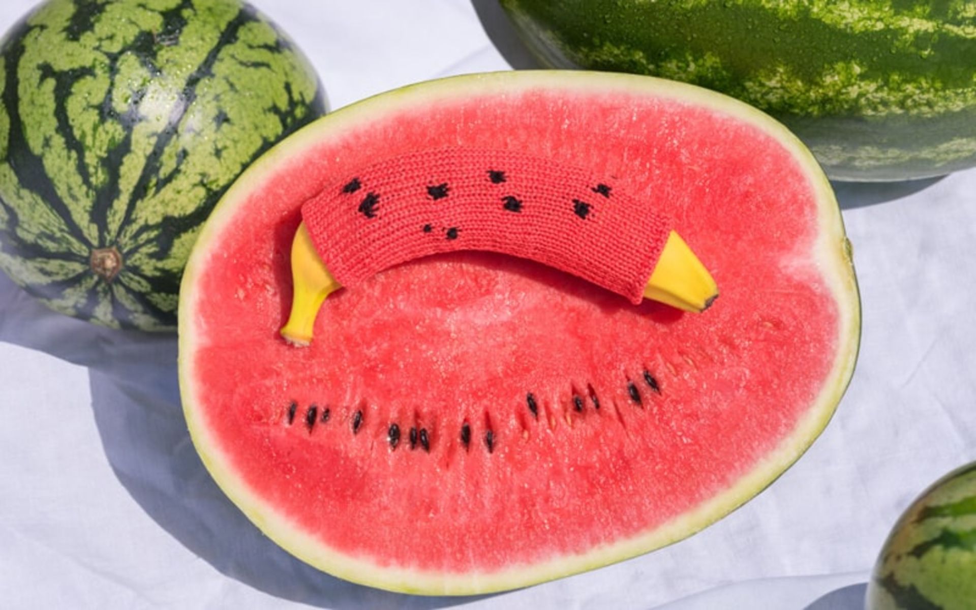 بافتنی موز شبیه به هندوانه