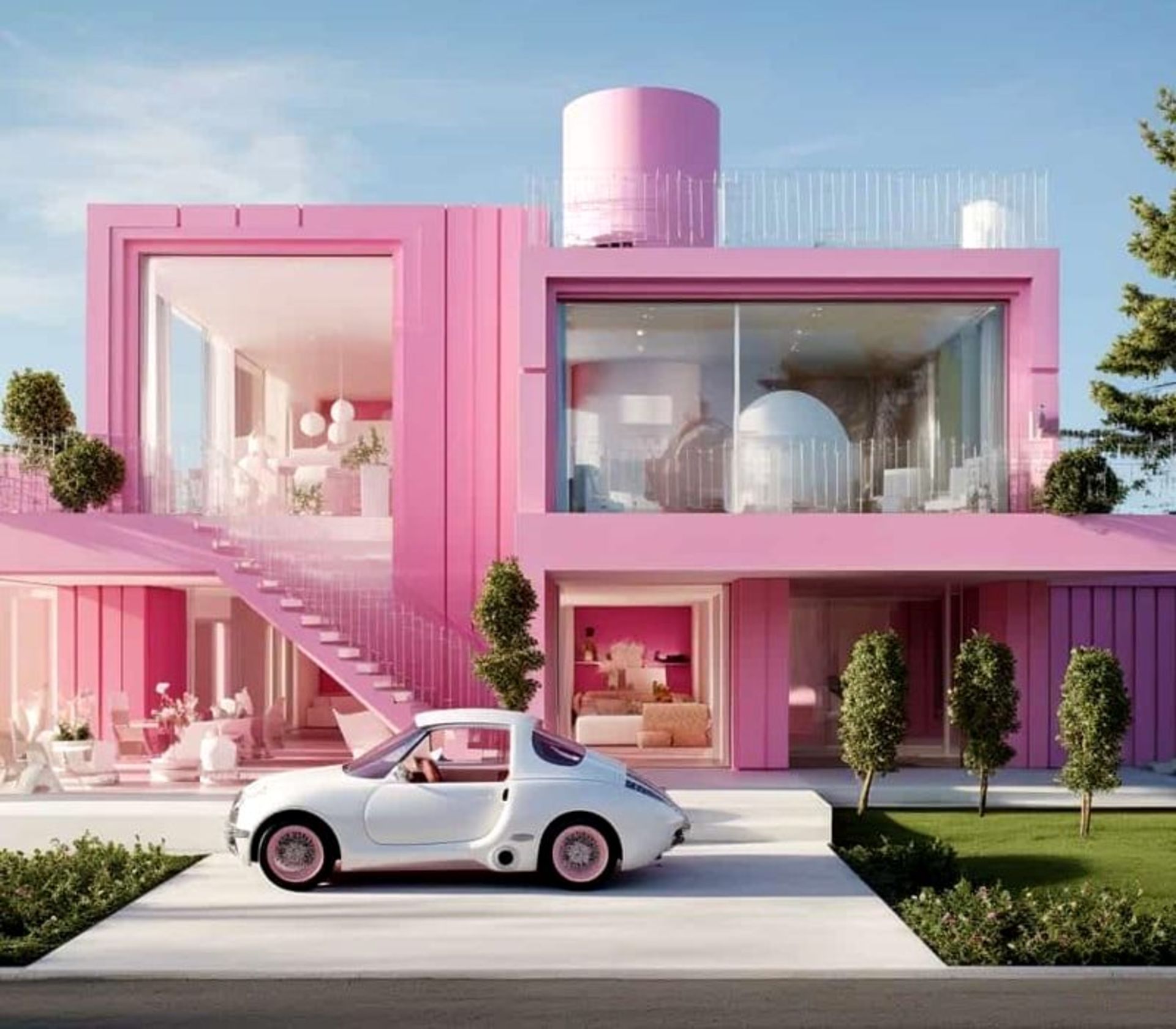 خانه باربی در 