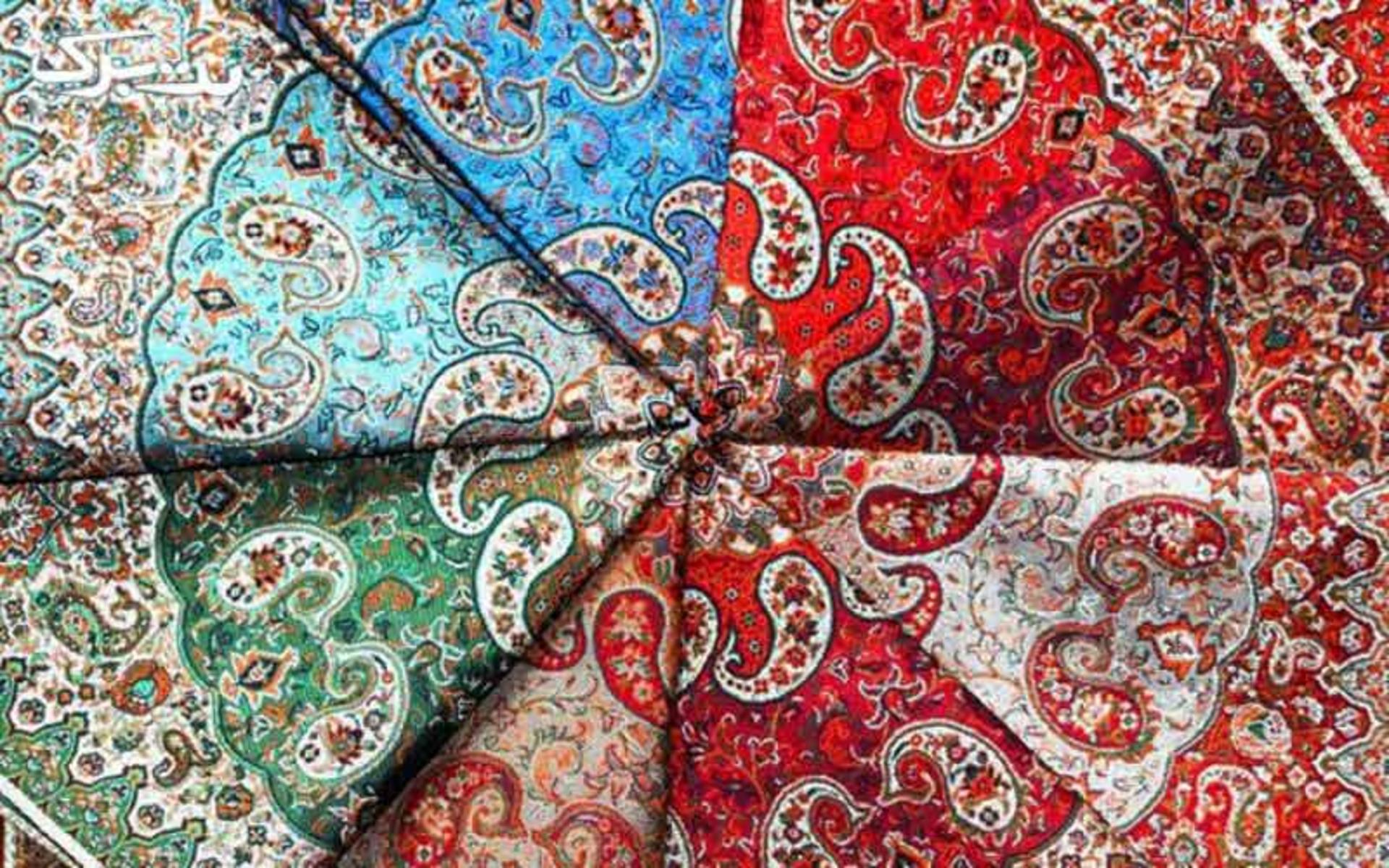 تنوع رنگ در پارچه ترمه 