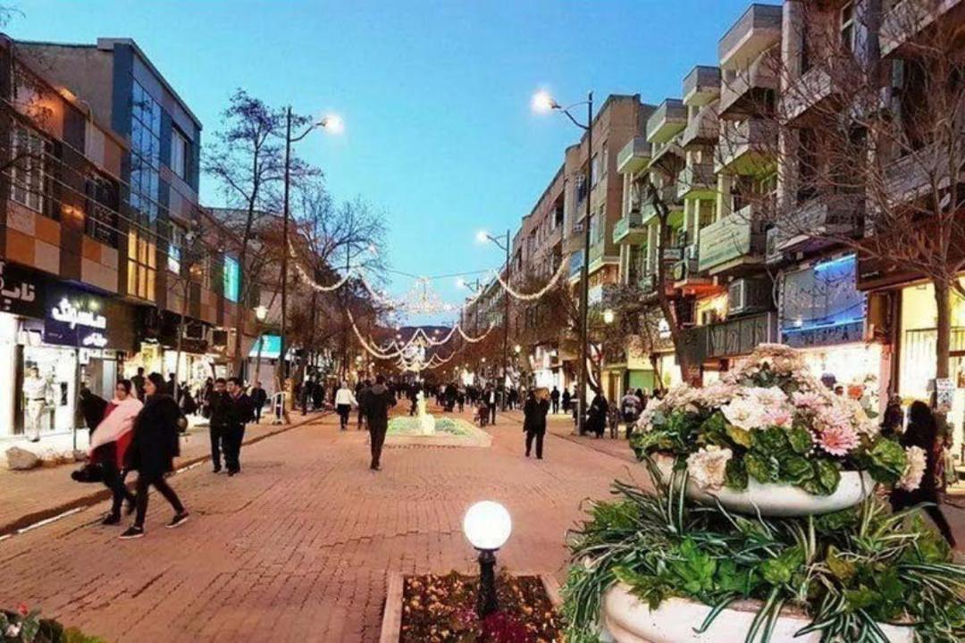 پیاده‌راه شهریار؛ منبع عکس: balad.ir؛ عکاس: tabrizli