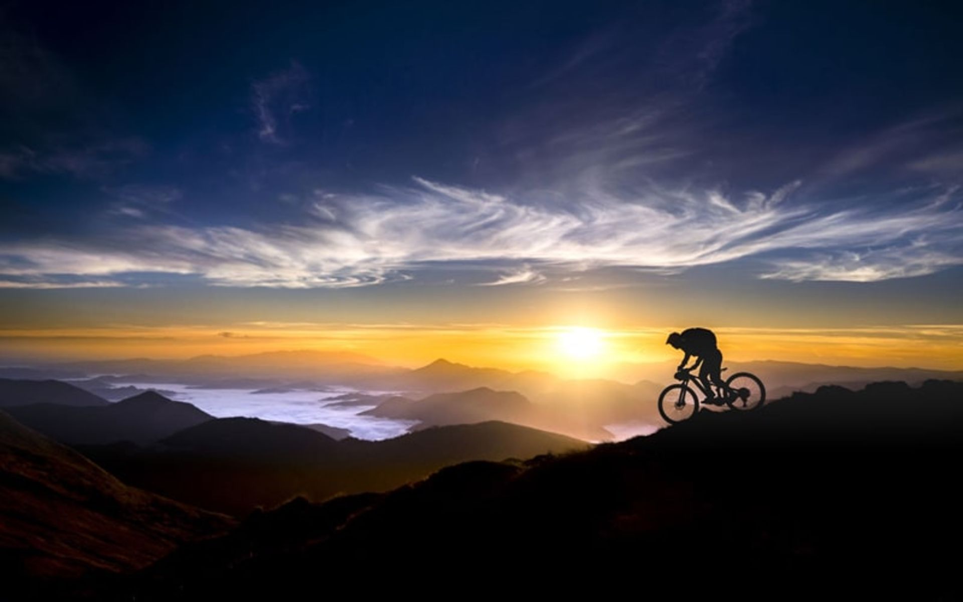 دوچرخه سواری در کوهستان