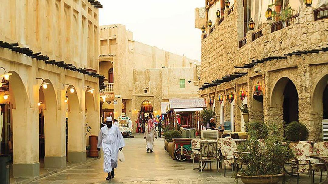 سوق واقف دوحه؛ منبع عکس: marhaba.qa؛ عکاس: ناشناس 