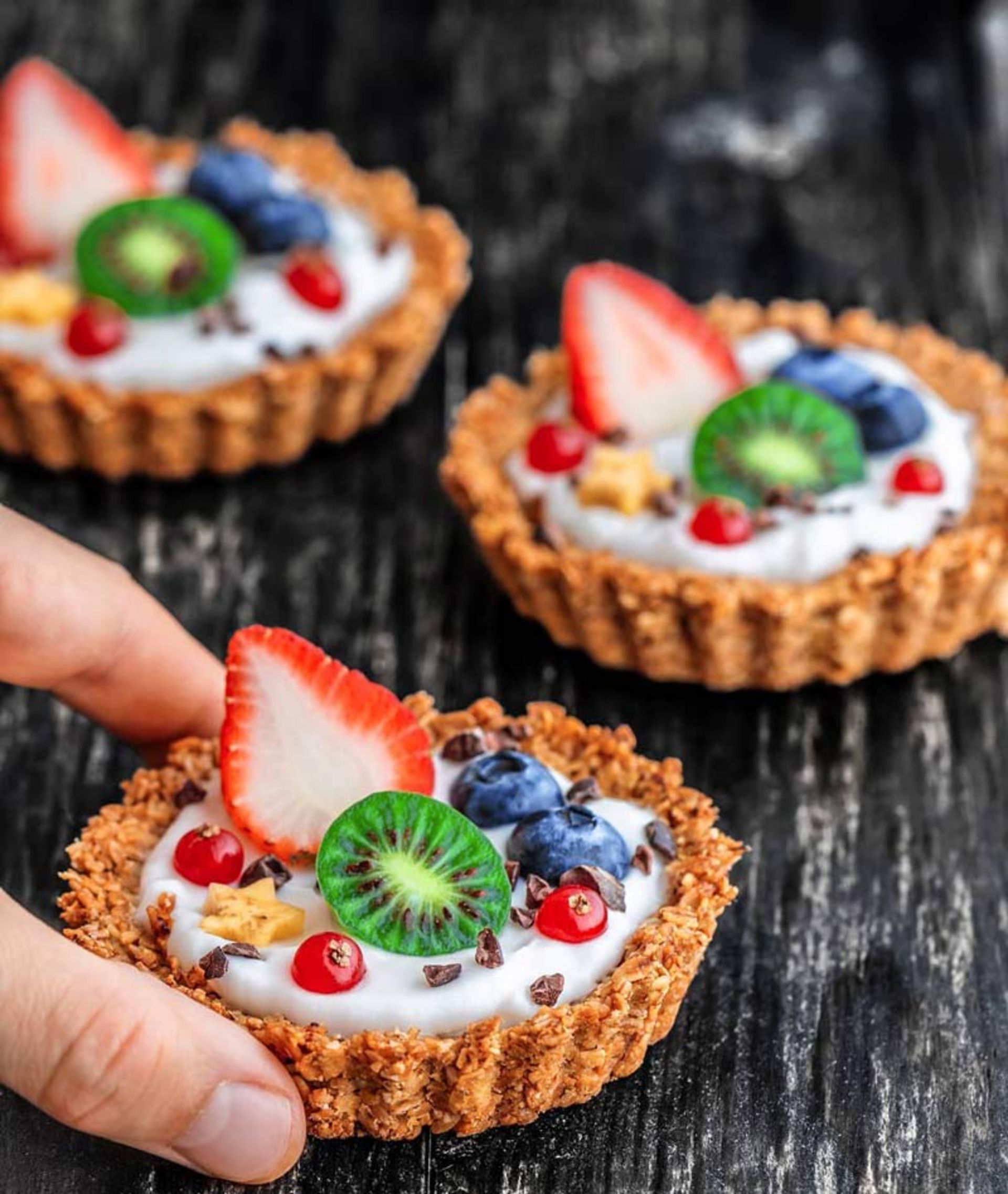 تارت وگان؛ منبع عکس: instagram.com/vegan.dy؛ نام عکاس: Andy