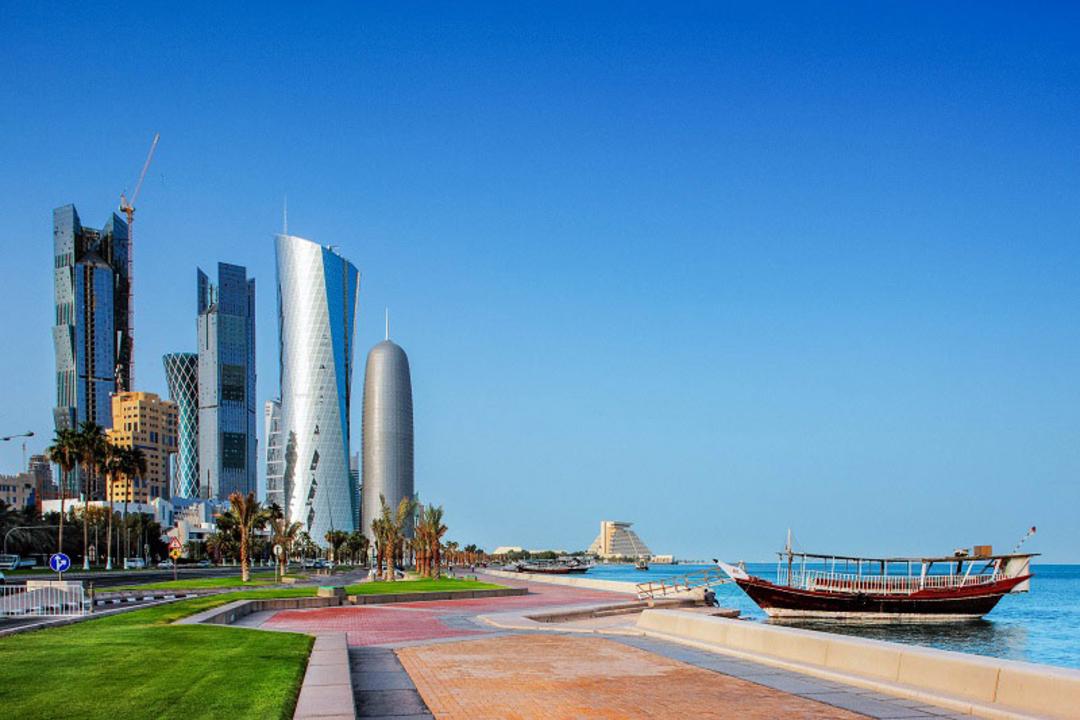 کورنیش دوحه؛ منبع عکس: franks-travelbox.com؛ عکاس: ناشناس